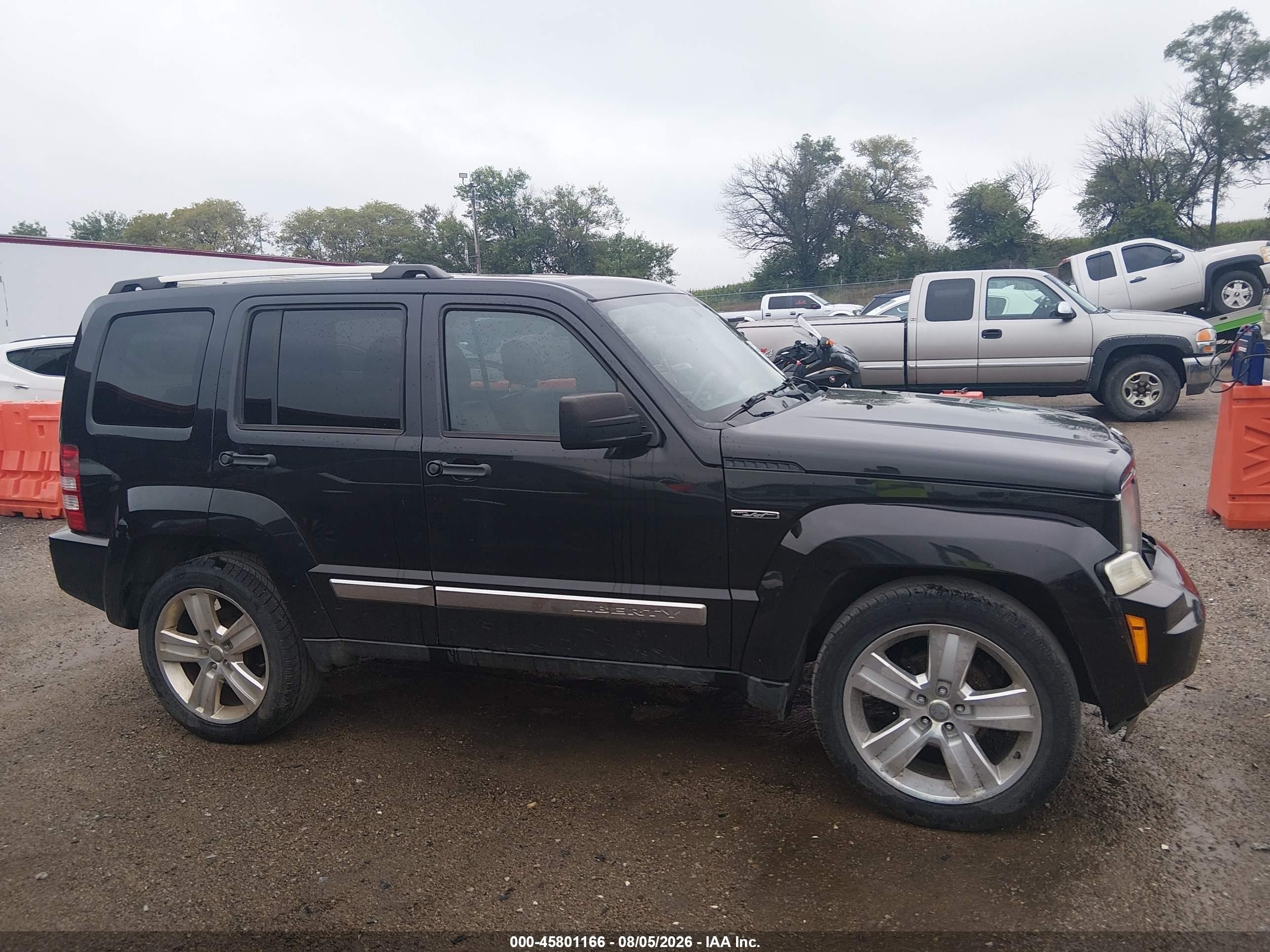 2012 Jeep Liberty Limited Jet Edition Черный vin: 1C4PJMFK3CW141240
