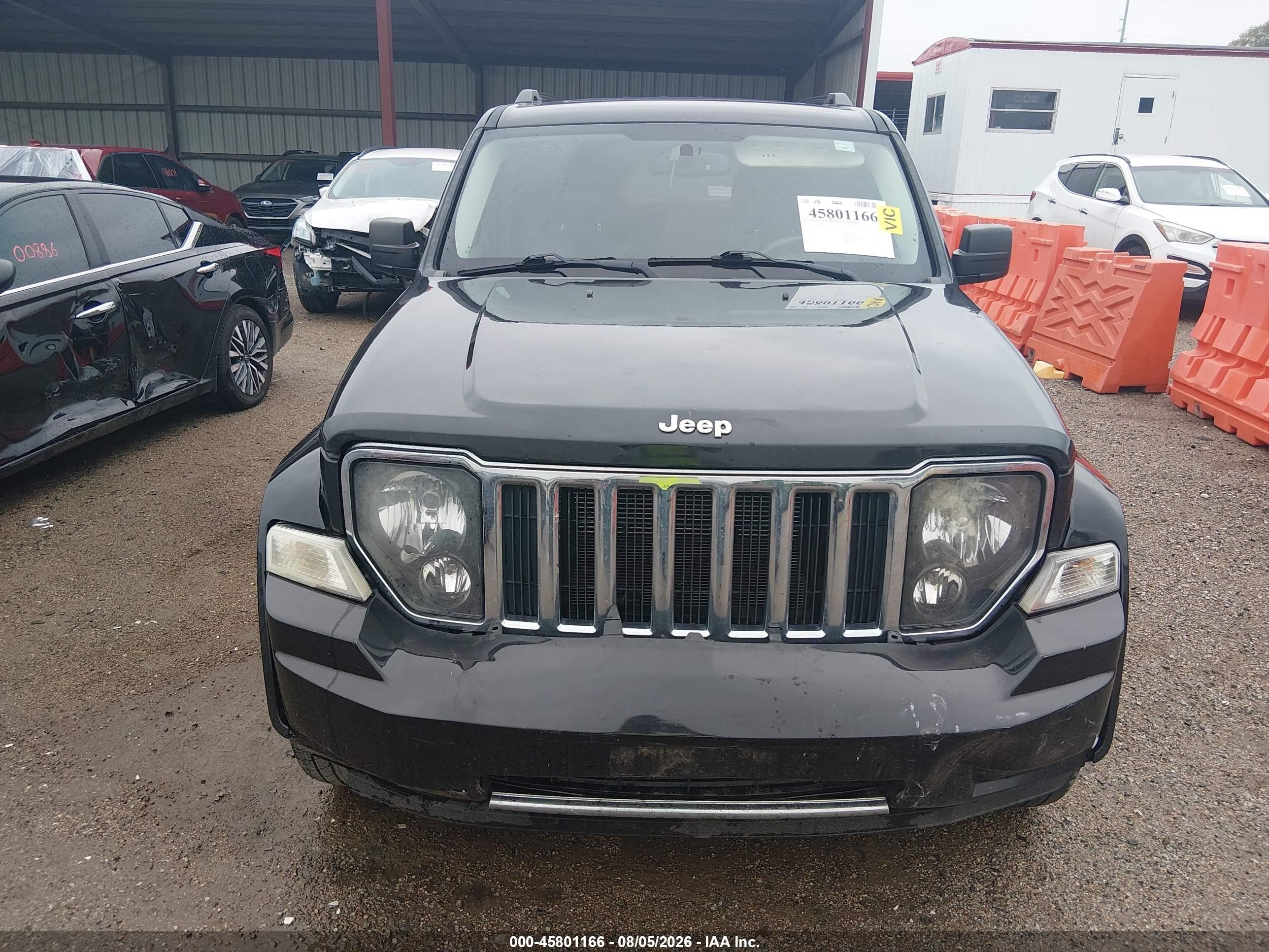 2012 Jeep Liberty Limited Jet Edition Черный vin: 1C4PJMFK3CW141240