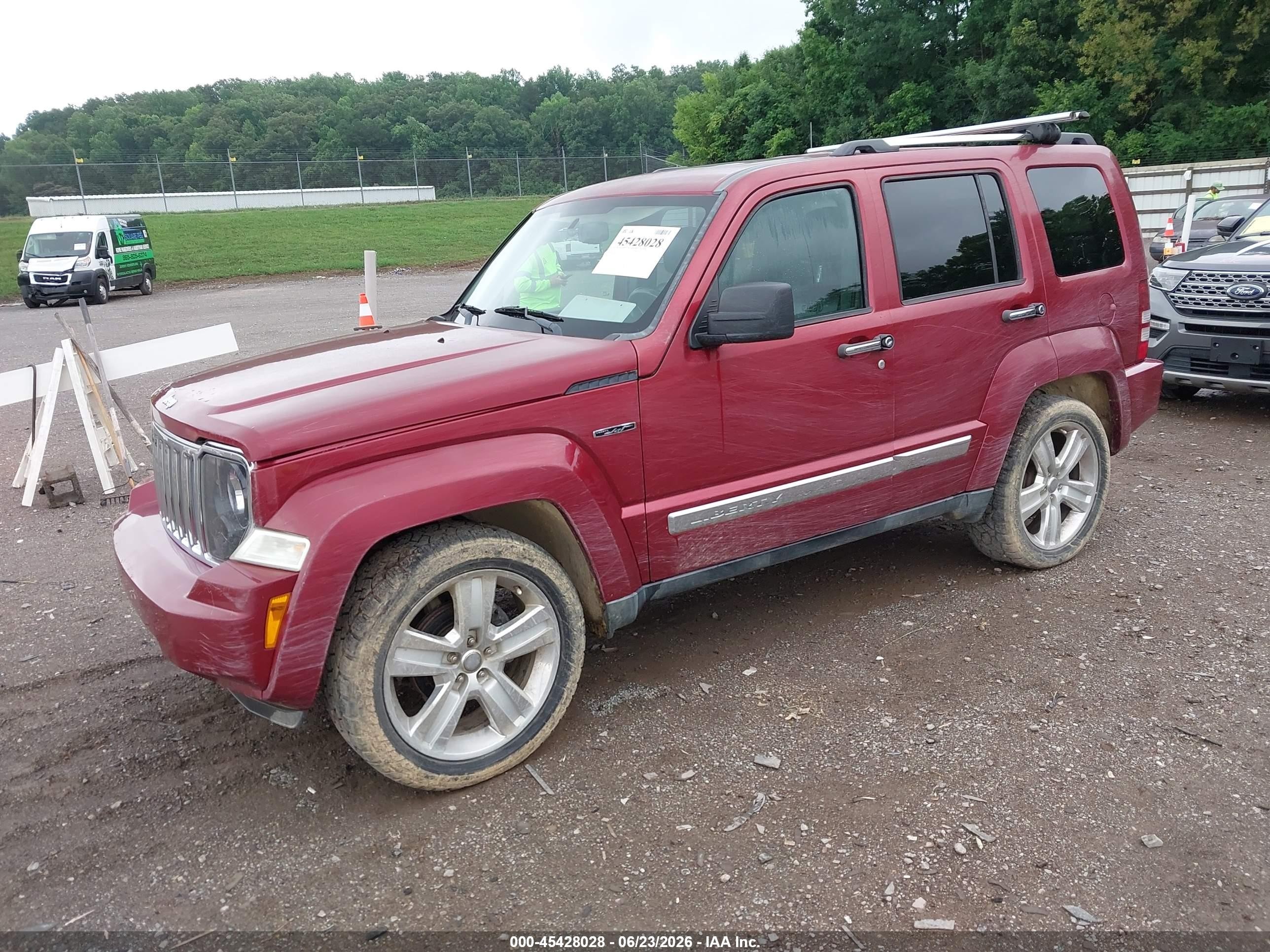 2012 Jeep Liberty Limited Jet Edition Red vin: 1C4PJMFK4CW102897
