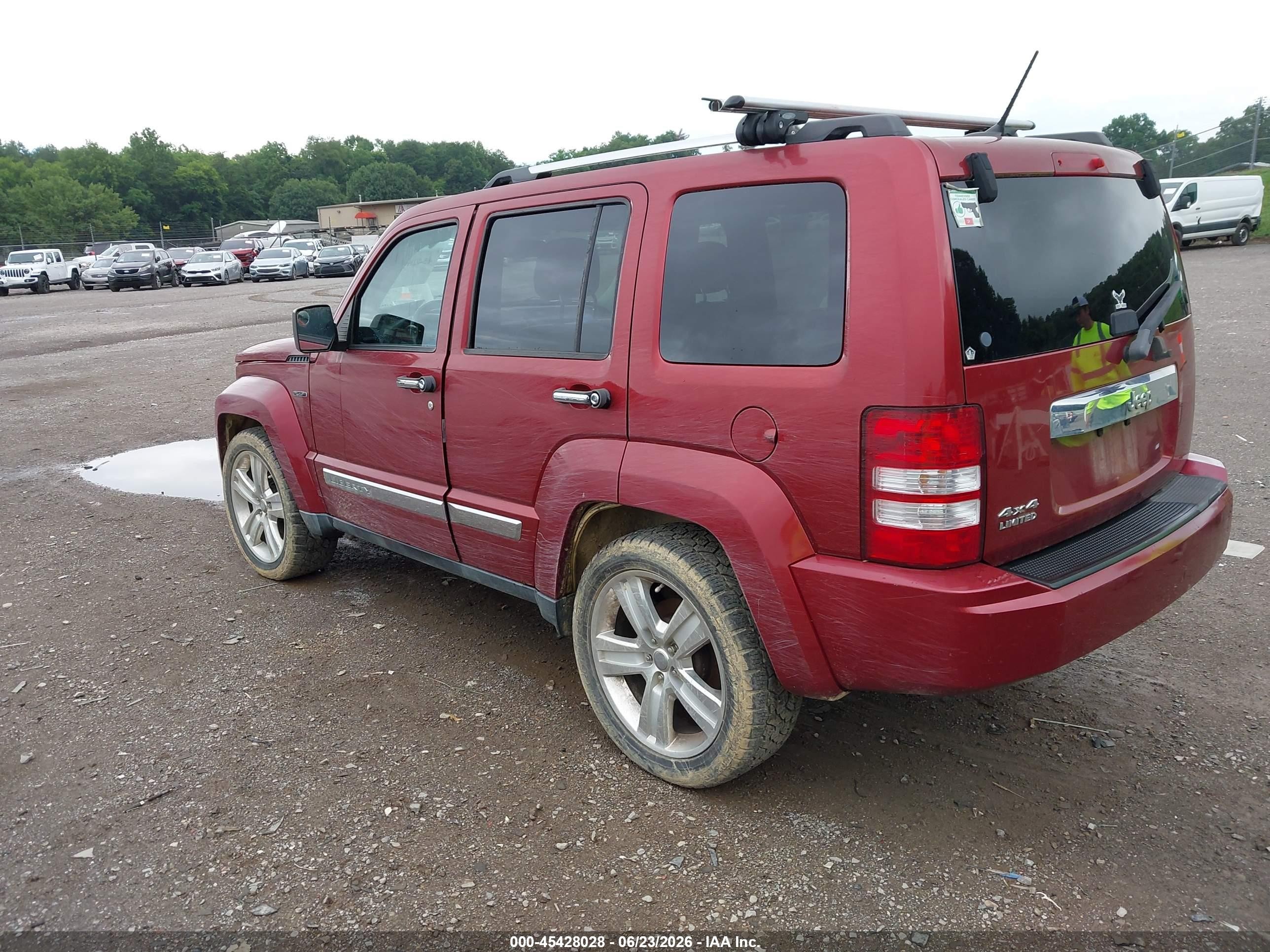 2012 Jeep Liberty Limited Jet Edition Red vin: 1C4PJMFK4CW102897