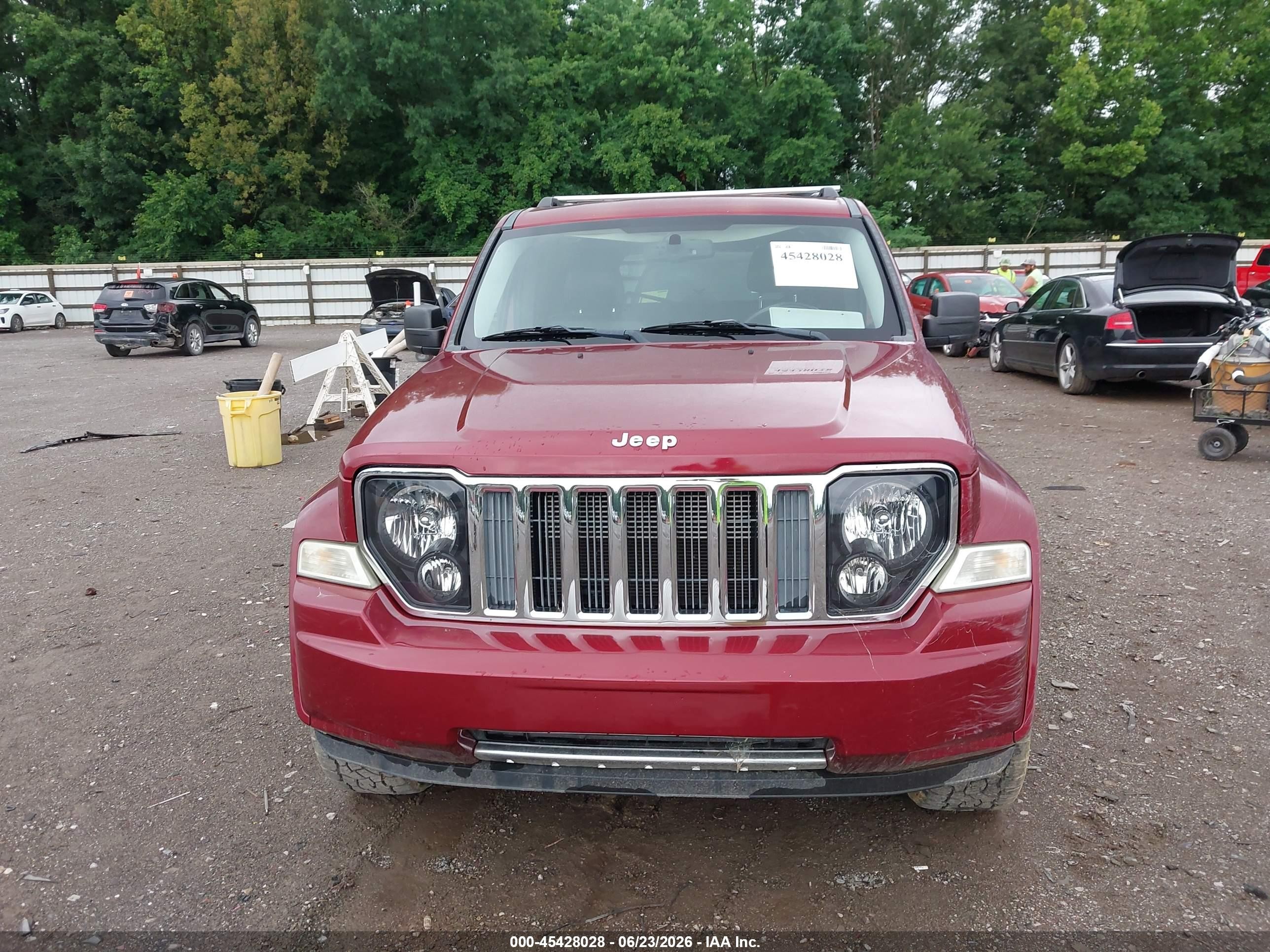 2012 Jeep Liberty Limited Jet Edition Red vin: 1C4PJMFK4CW102897