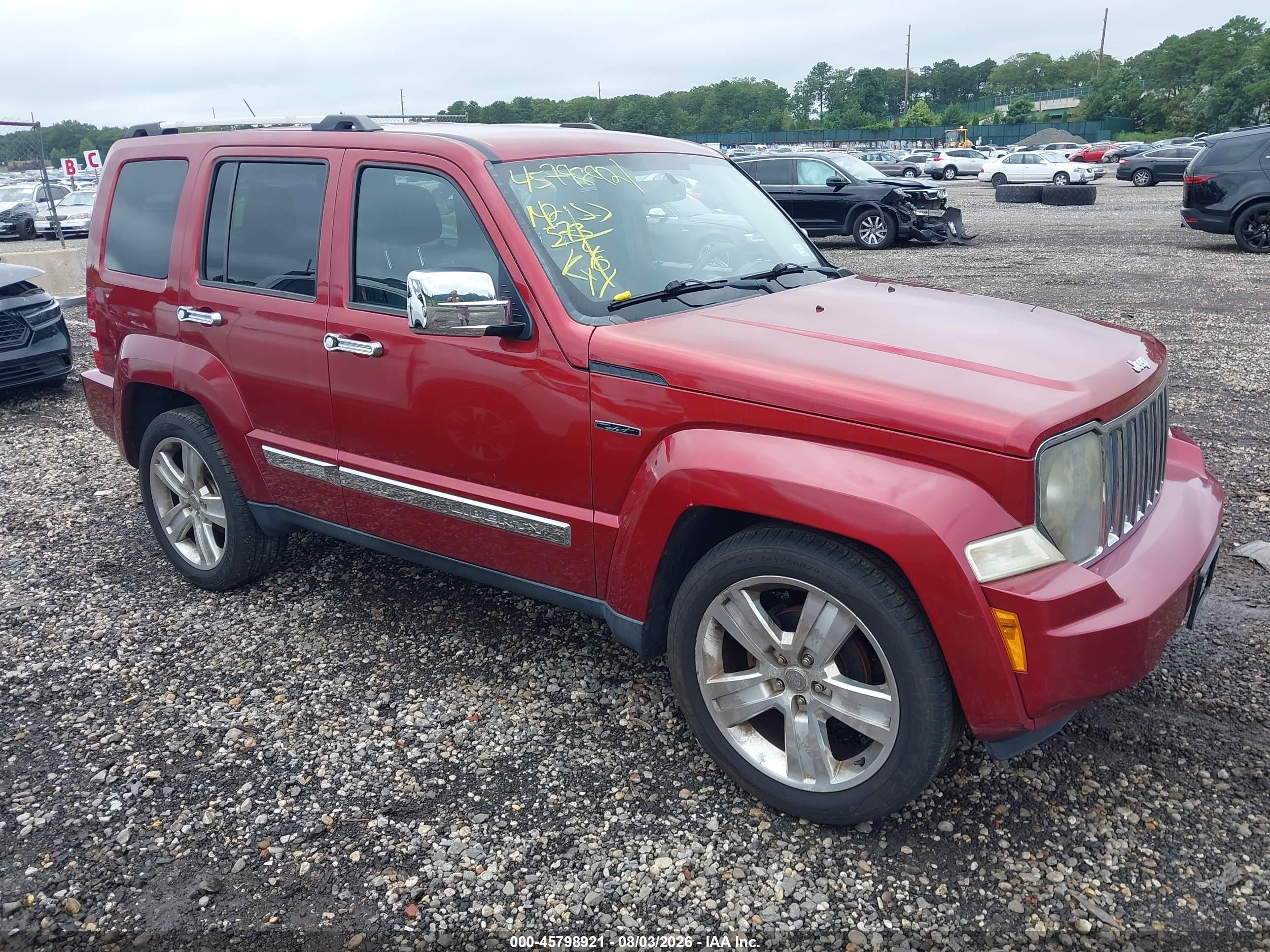 2012 Jeep Liberty Limited Jet Edition Red vin: 1C4PJMFK4CW198899