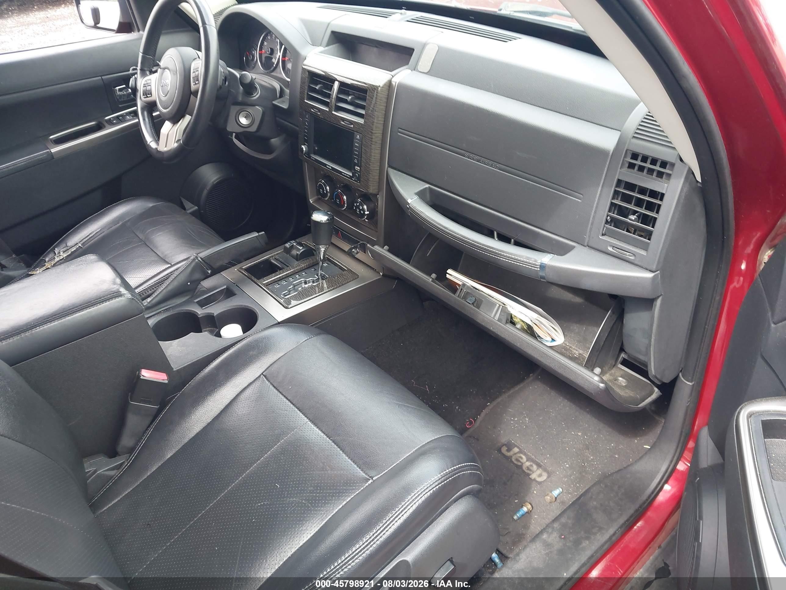 2012 Jeep Liberty Limited Jet Edition Red vin: 1C4PJMFK4CW198899