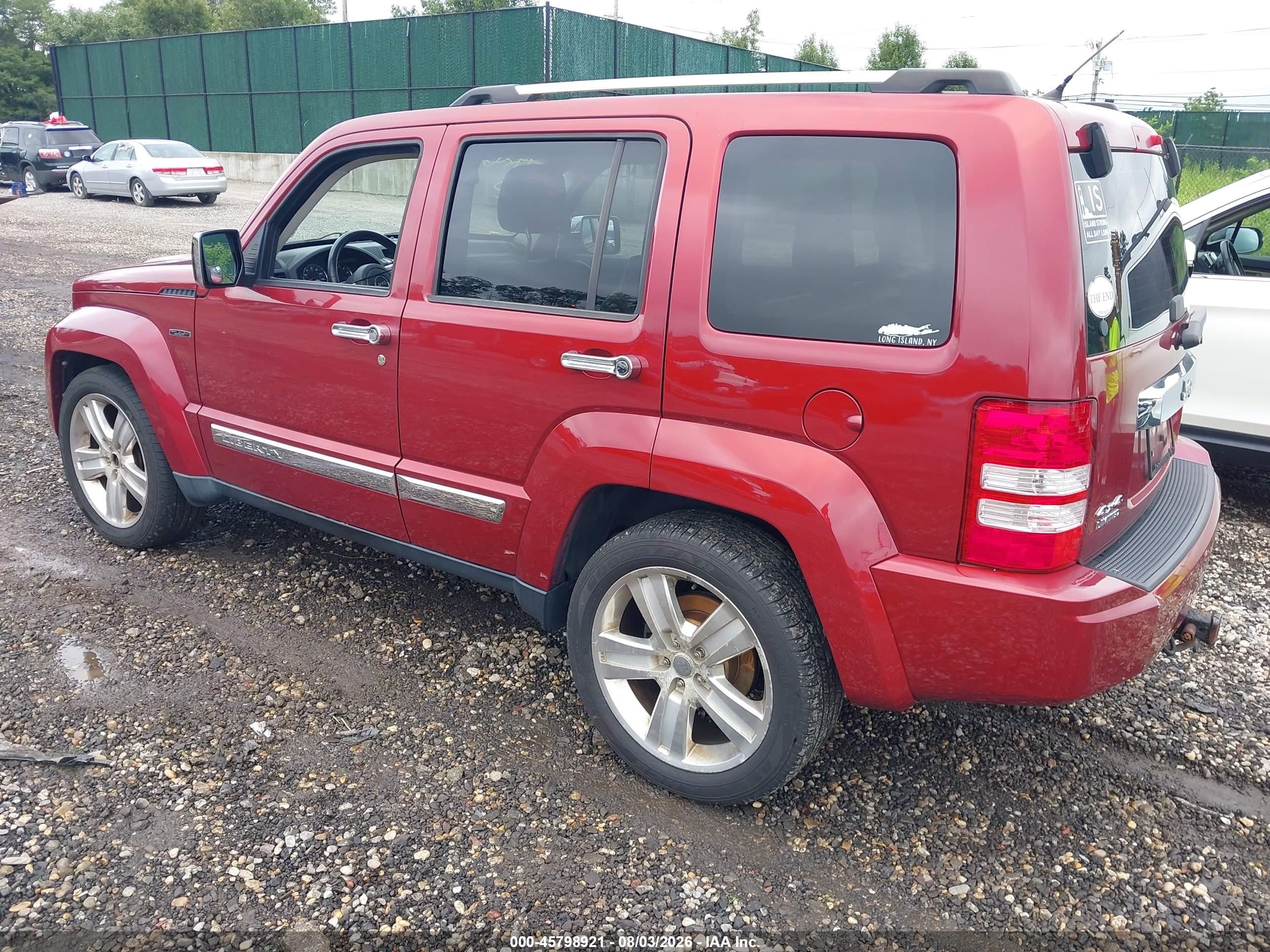 2012 Jeep Liberty Limited Jet Edition Red vin: 1C4PJMFK4CW198899