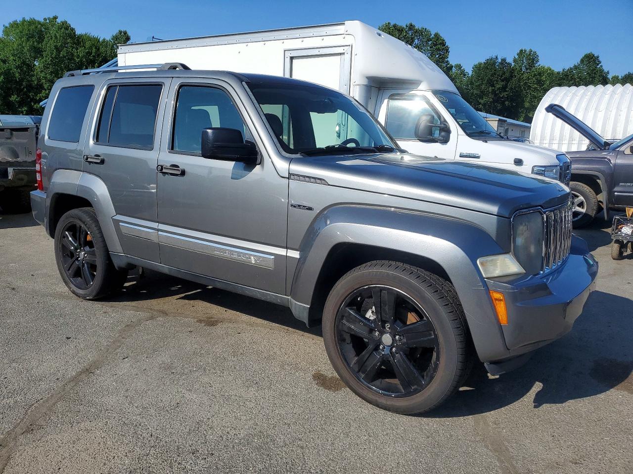 2012 Jeep Liberty Jet Gray vin: 1C4PJMFK4CW214521