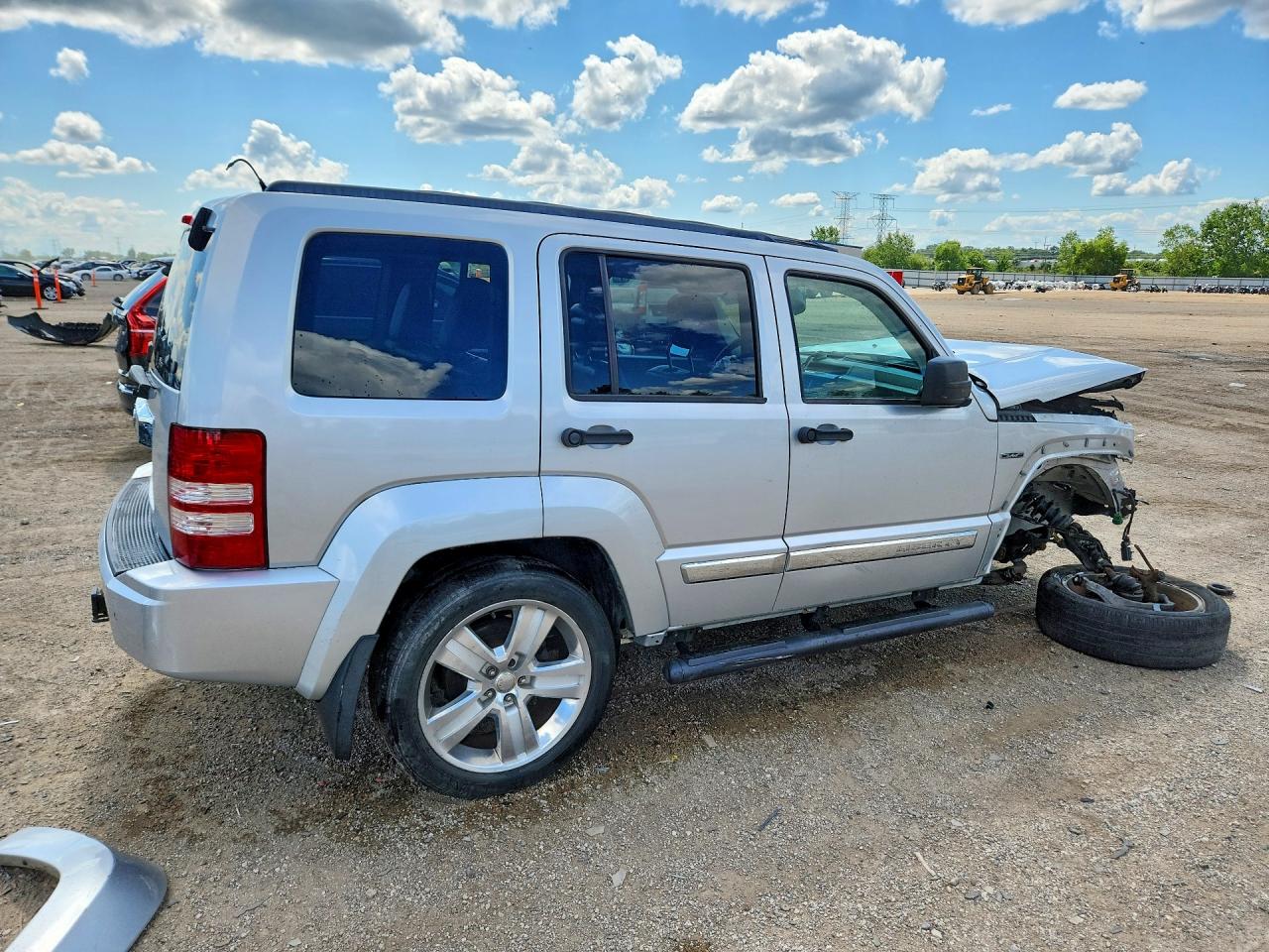 2012 Jeep Liberty Jet Silver vin: 1C4PJMFK5CW215290