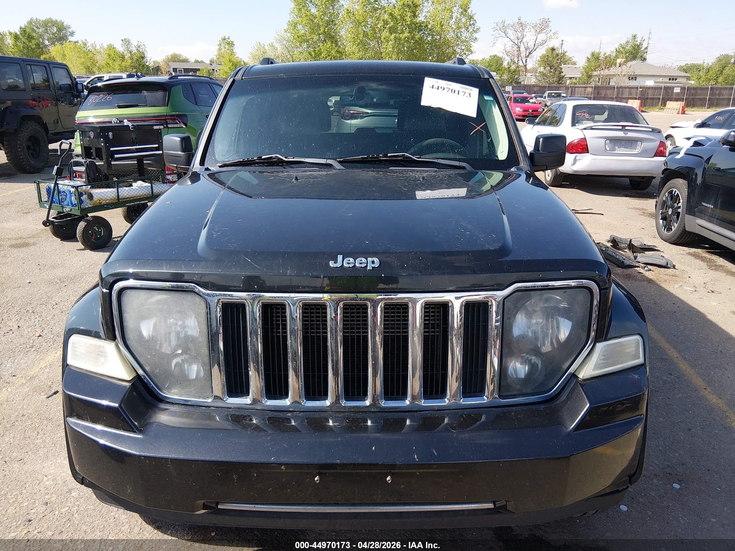 2012 Jeep Liberty Limited Jet Edition Black vin: 1C4PJMFK6CW202239