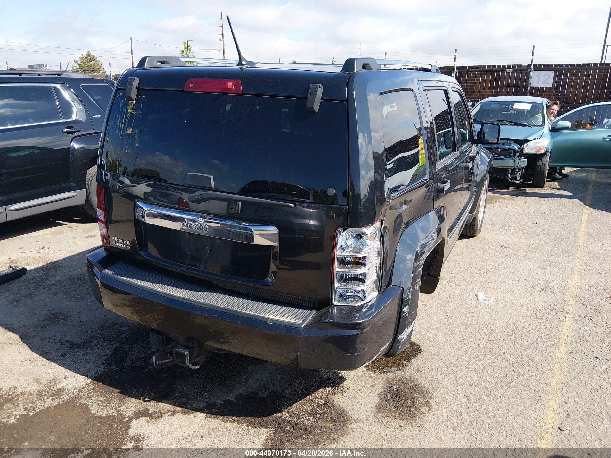 2012 Jeep Liberty Limited Jet Edition Black vin: 1C4PJMFK6CW202239
