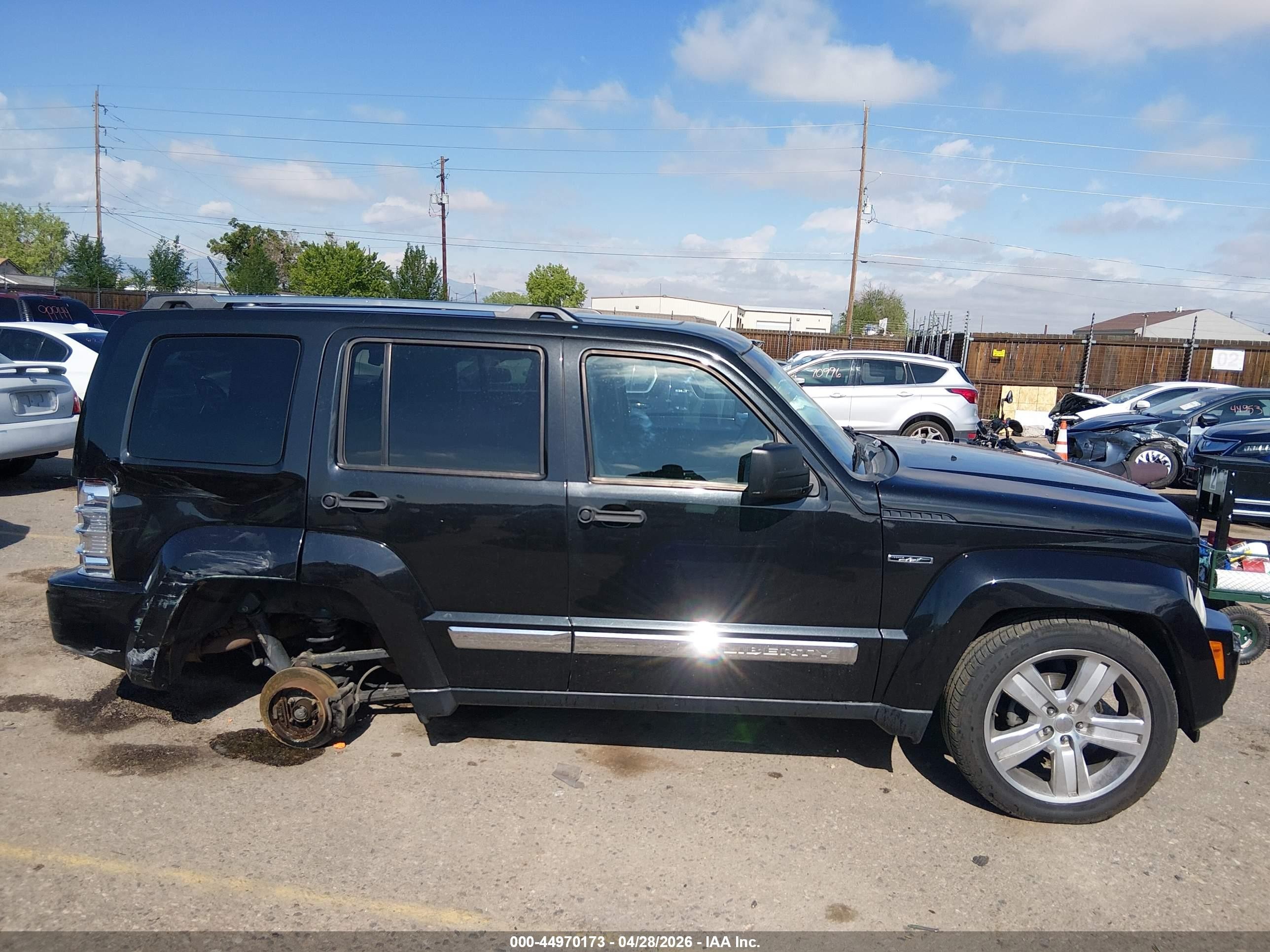 2012 Jeep Liberty Limited Jet Edition Black vin: 1C4PJMFK6CW202239