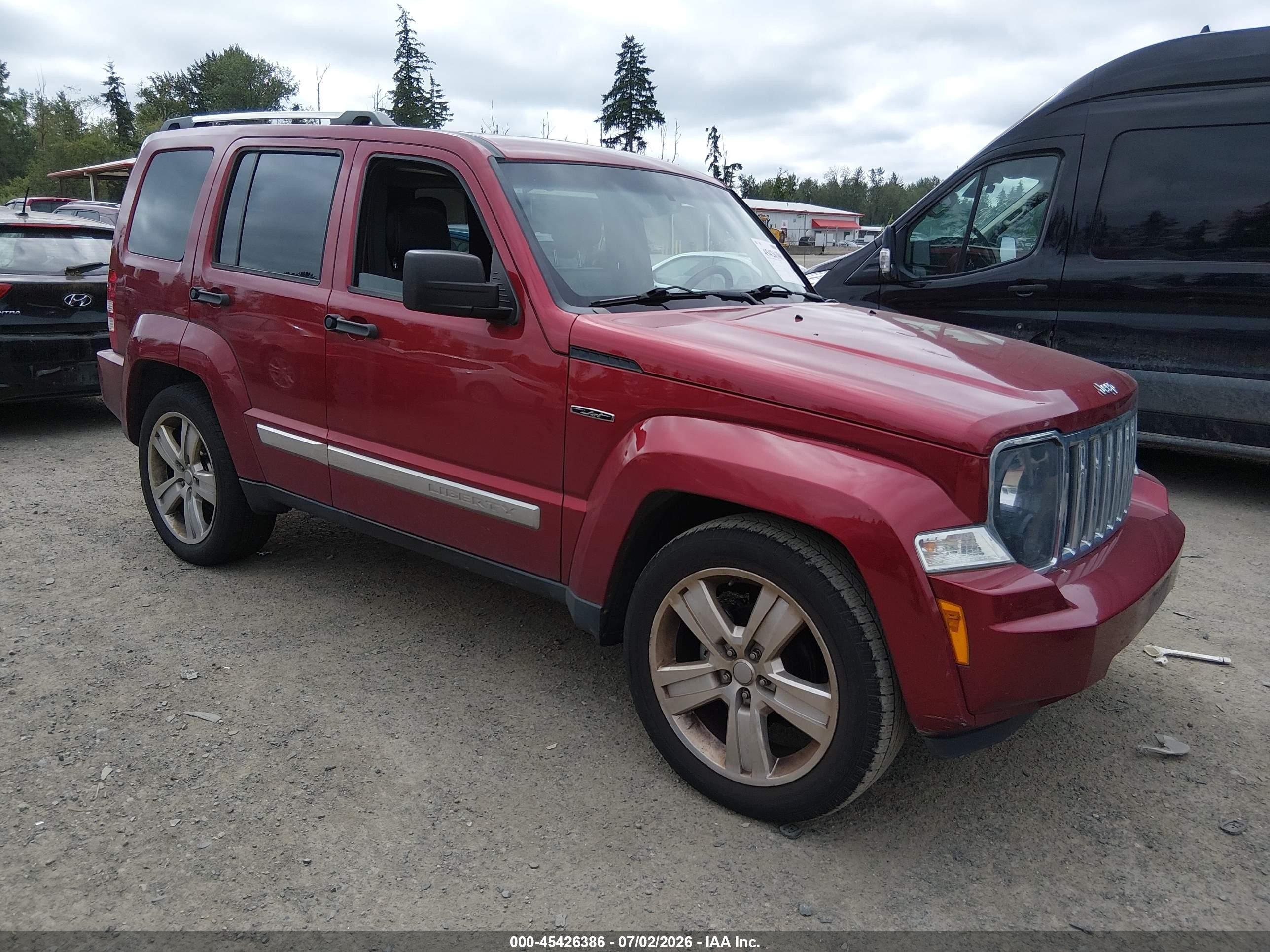 2012 Jeep Liberty Limited Jet Edition Purple vin: 1C4PJMFK7CW133156