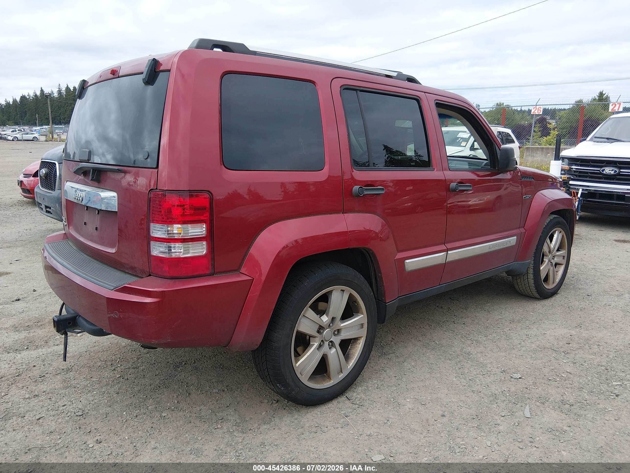 2012 Jeep Liberty Limited Jet Edition Purple vin: 1C4PJMFK7CW133156