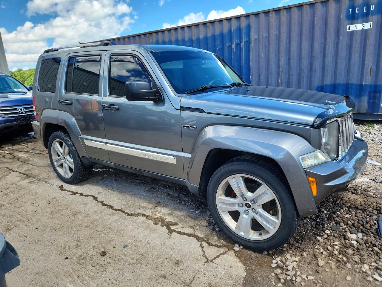 2012 Jeep Liberty Jet Gray vin: 1C4PJMFK7CW135814