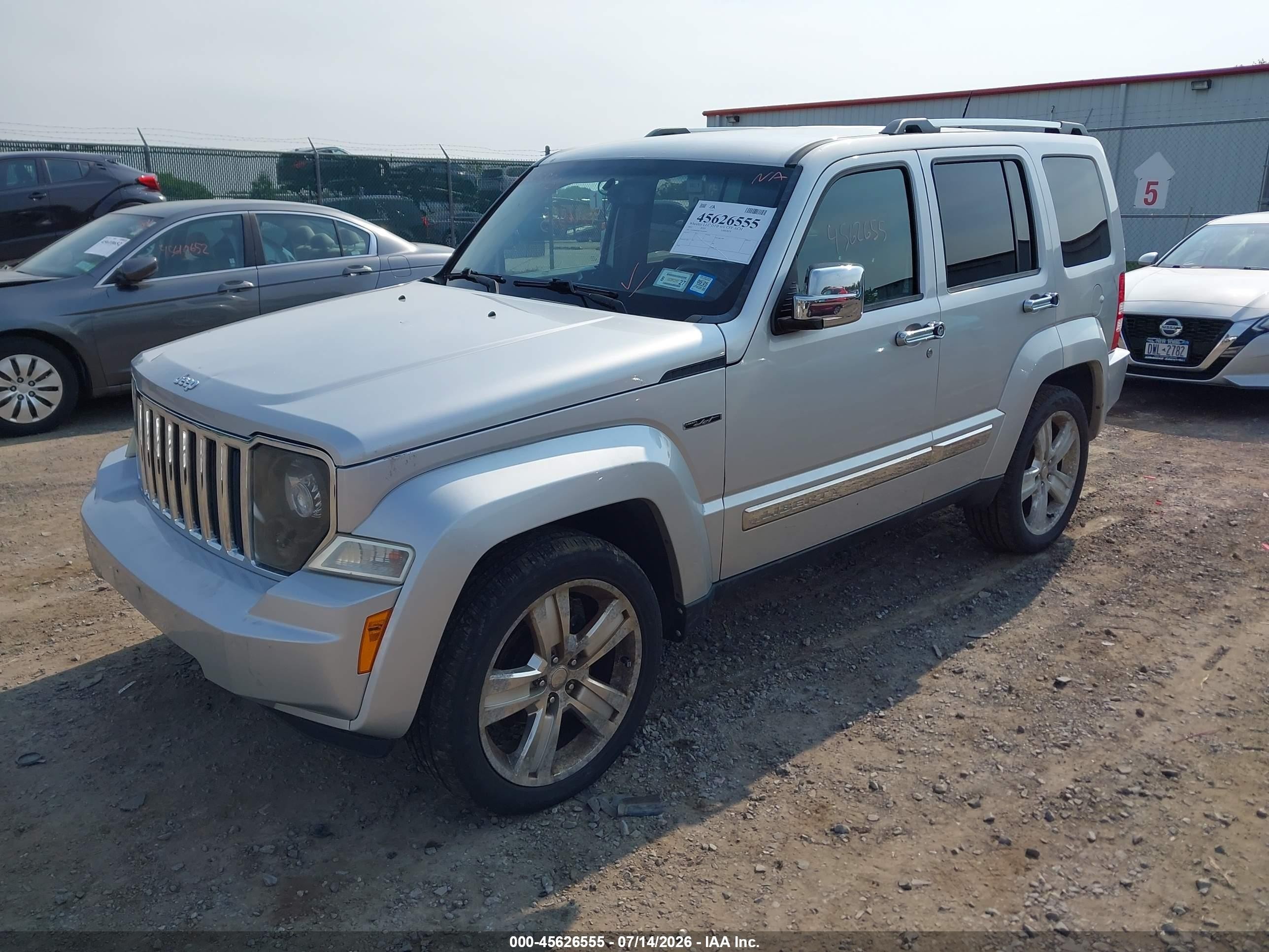 2012 Jeep Liberty Limited Jet Edition Silver vin: 1C4PJMFK8CW140939