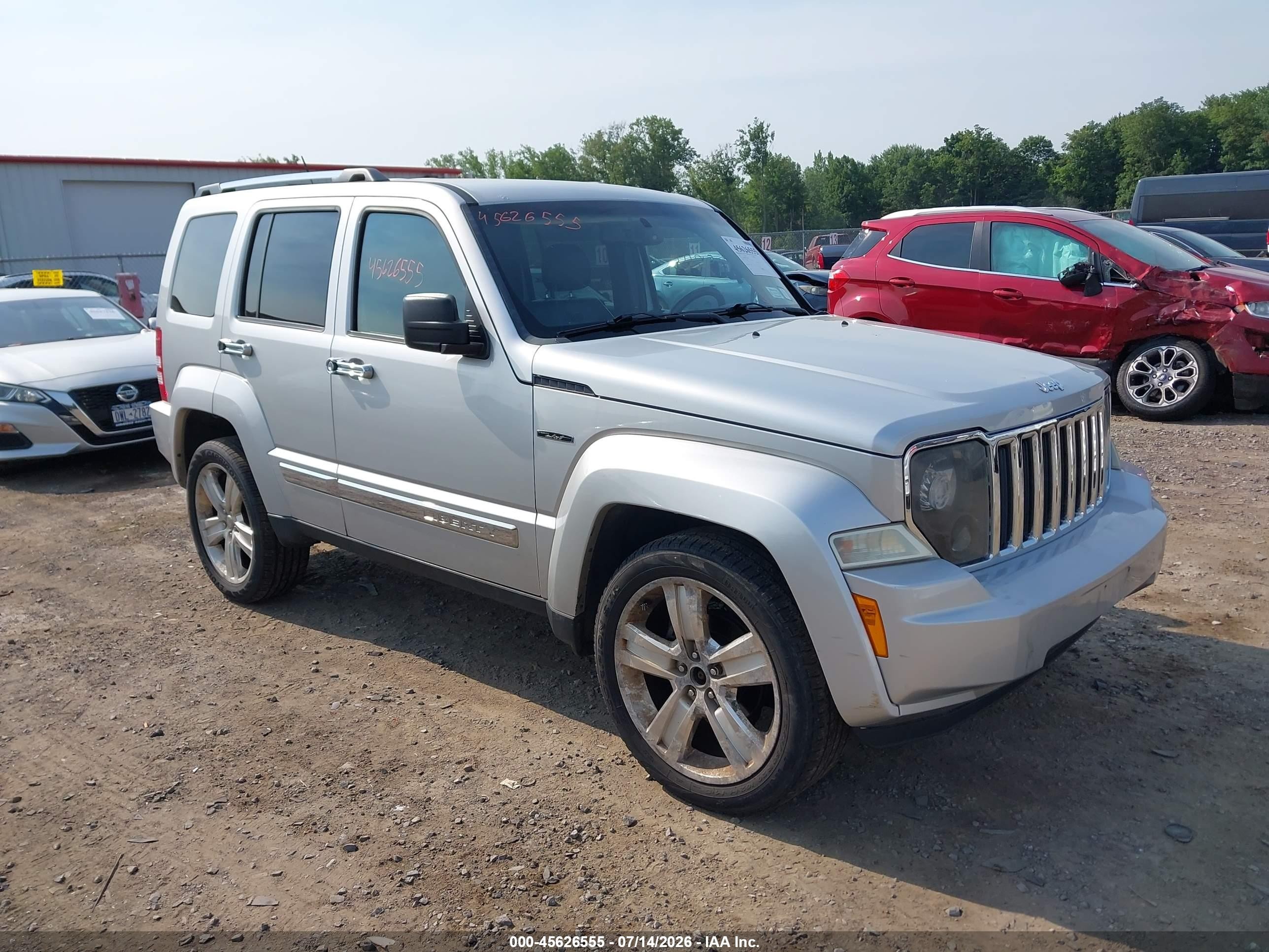 2012 Jeep Liberty Limited Jet Edition Silver vin: 1C4PJMFK8CW140939