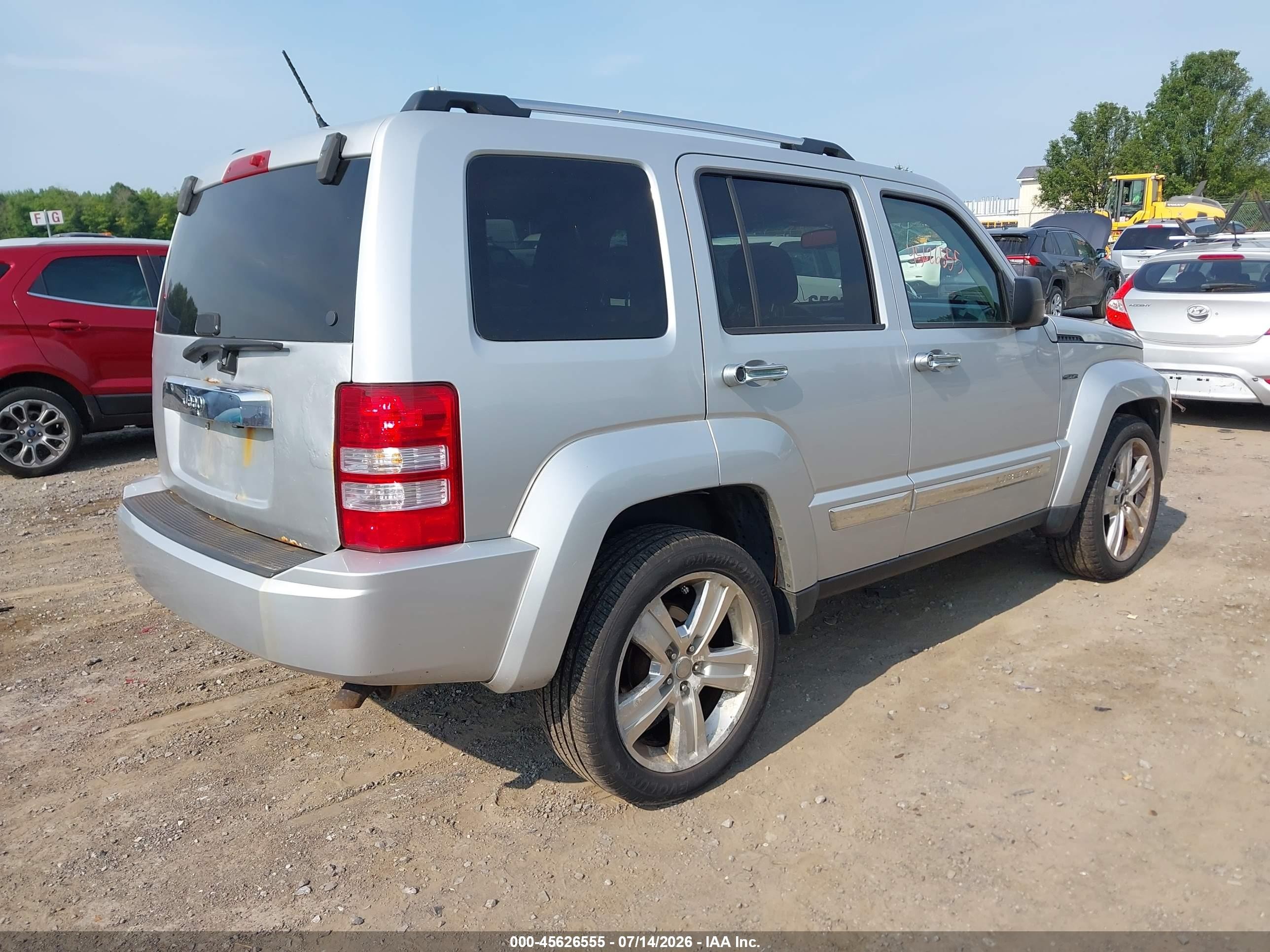 2012 Jeep Liberty Limited Jet Edition Silver vin: 1C4PJMFK8CW140939