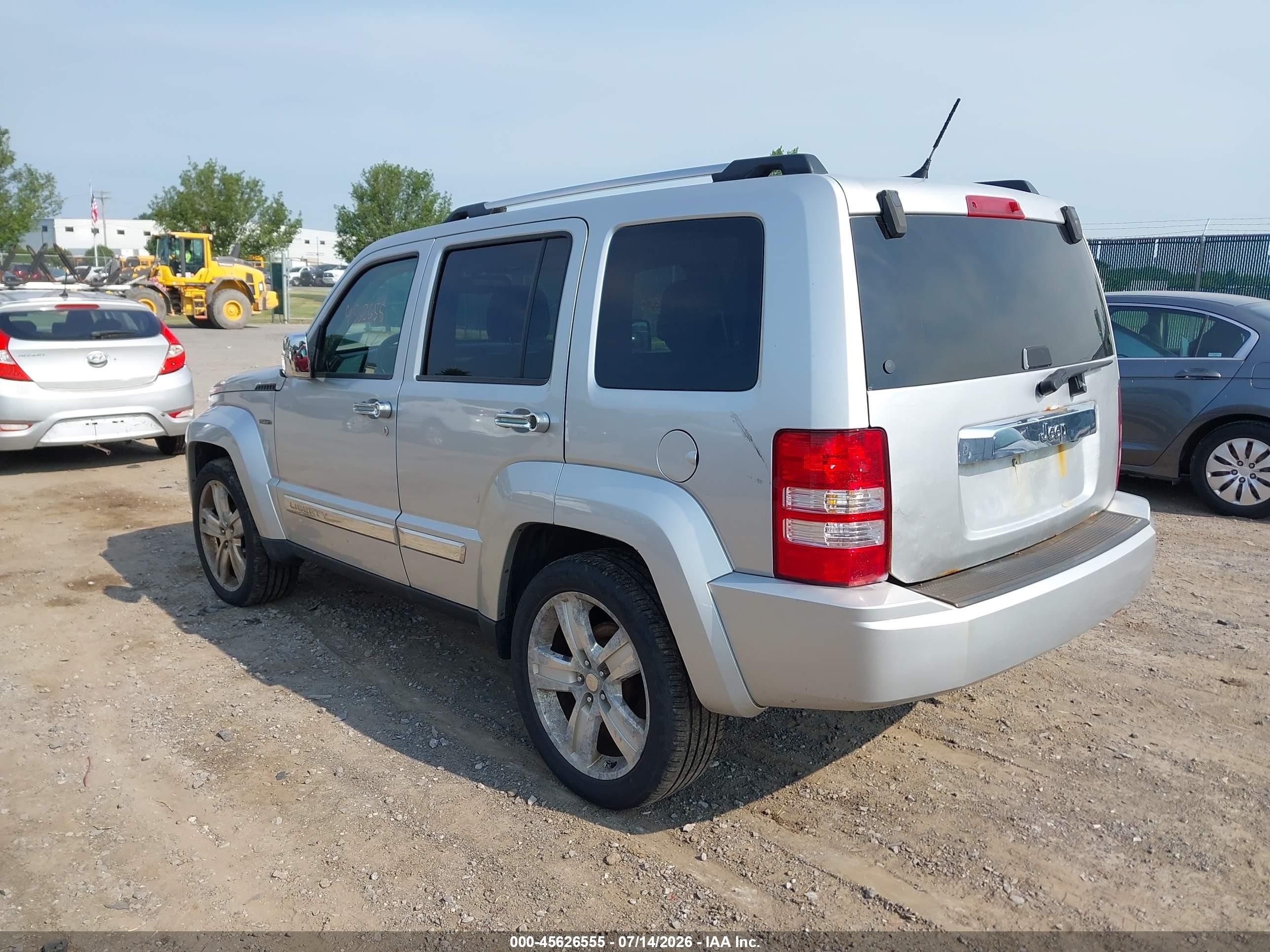 2012 Jeep Liberty Limited Jet Edition Silver vin: 1C4PJMFK8CW140939