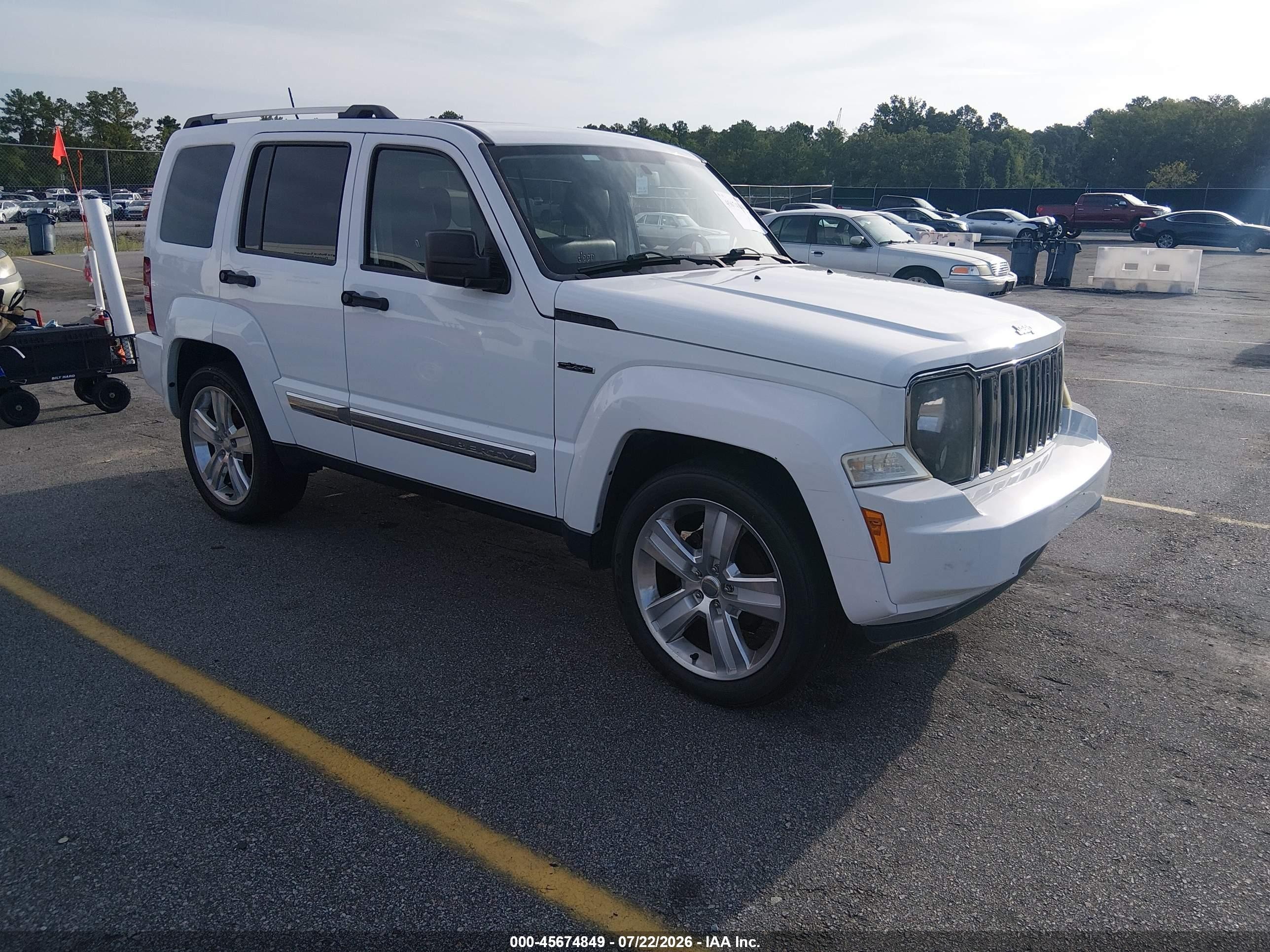 2012 Jeep Liberty Limited Jet Edition White vin: 1C4PJMFK8CW214733