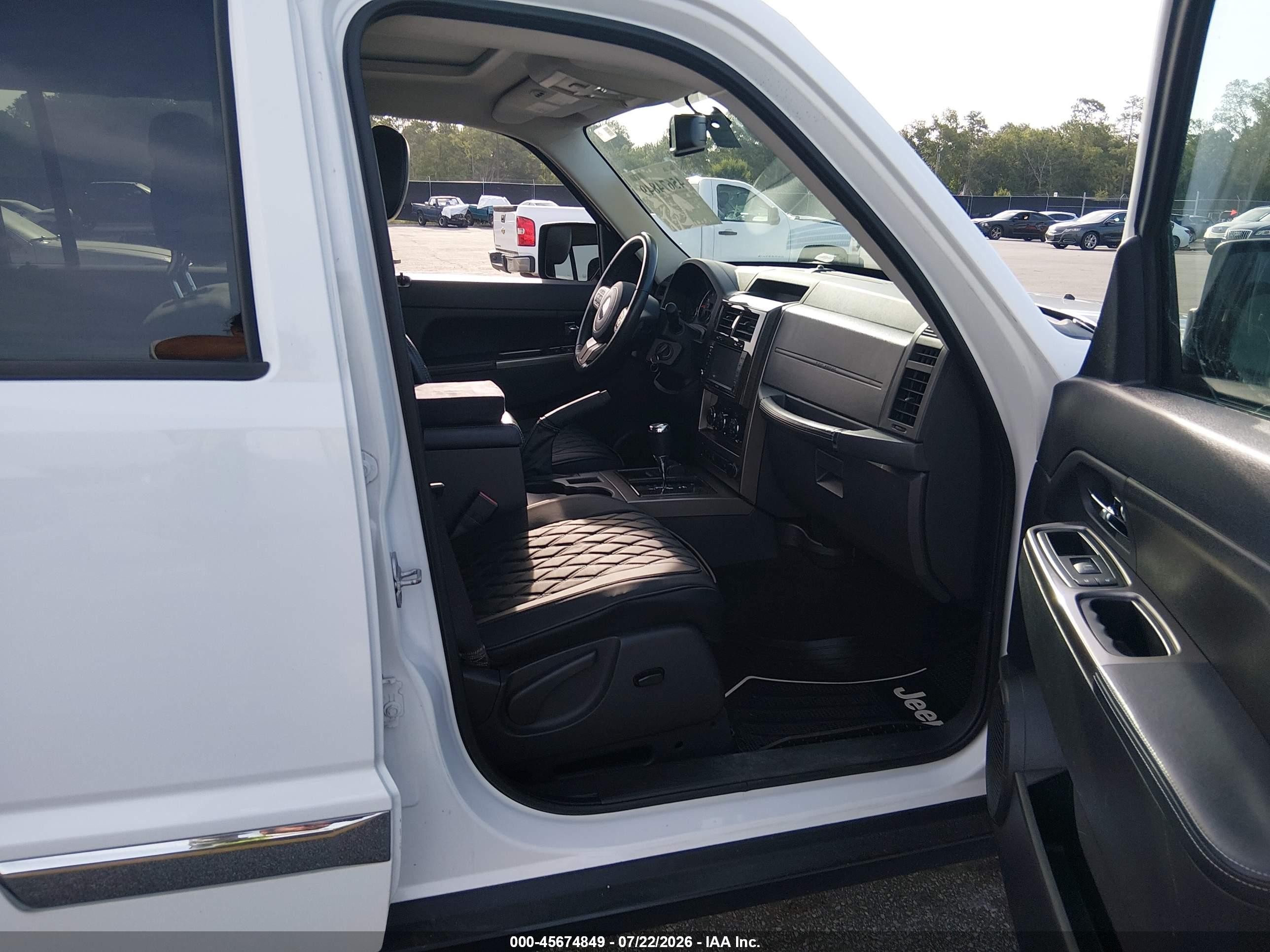 2012 Jeep Liberty Limited Jet Edition White vin: 1C4PJMFK8CW214733