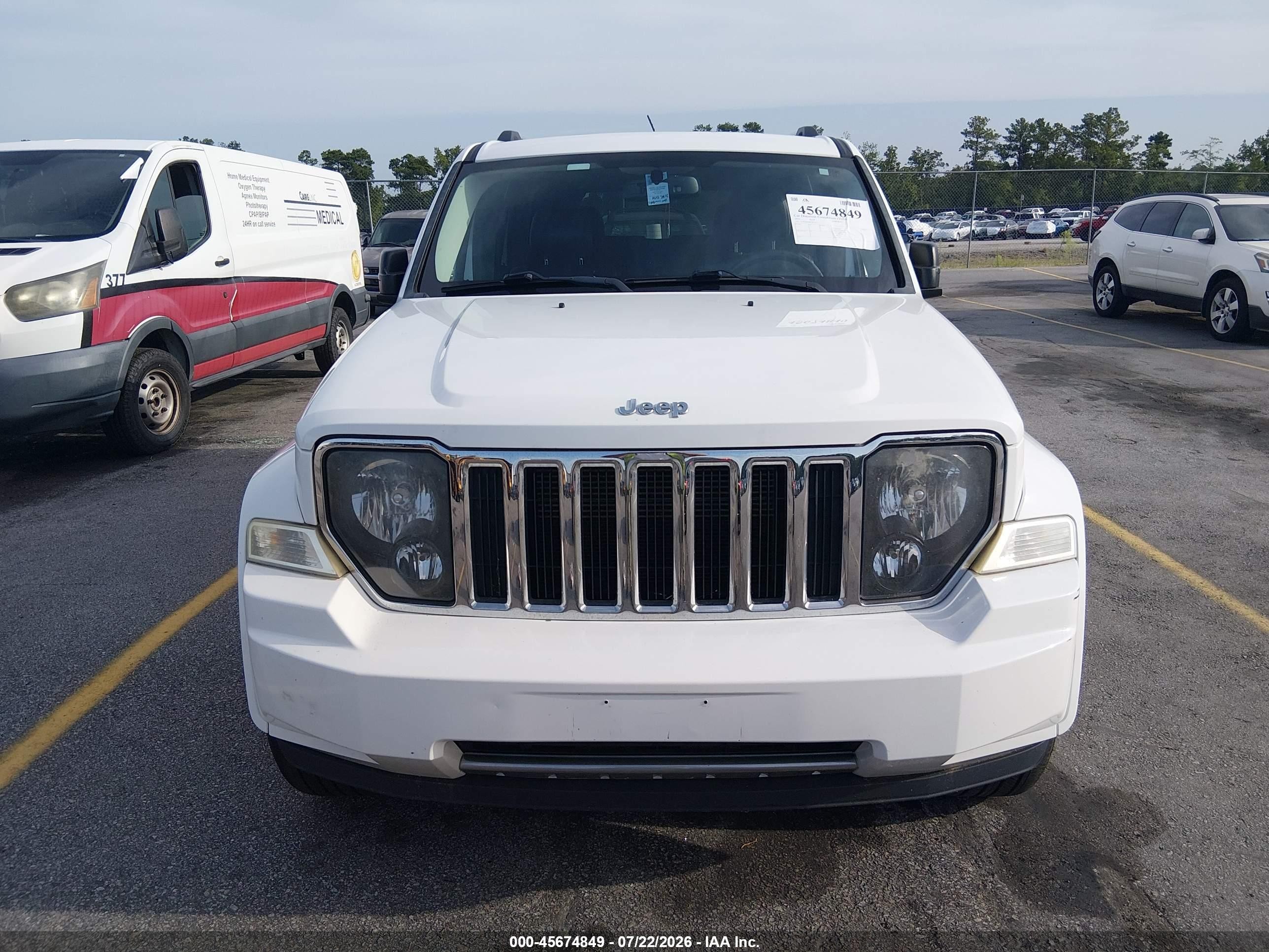 2012 Jeep Liberty Limited Jet Edition White vin: 1C4PJMFK8CW214733