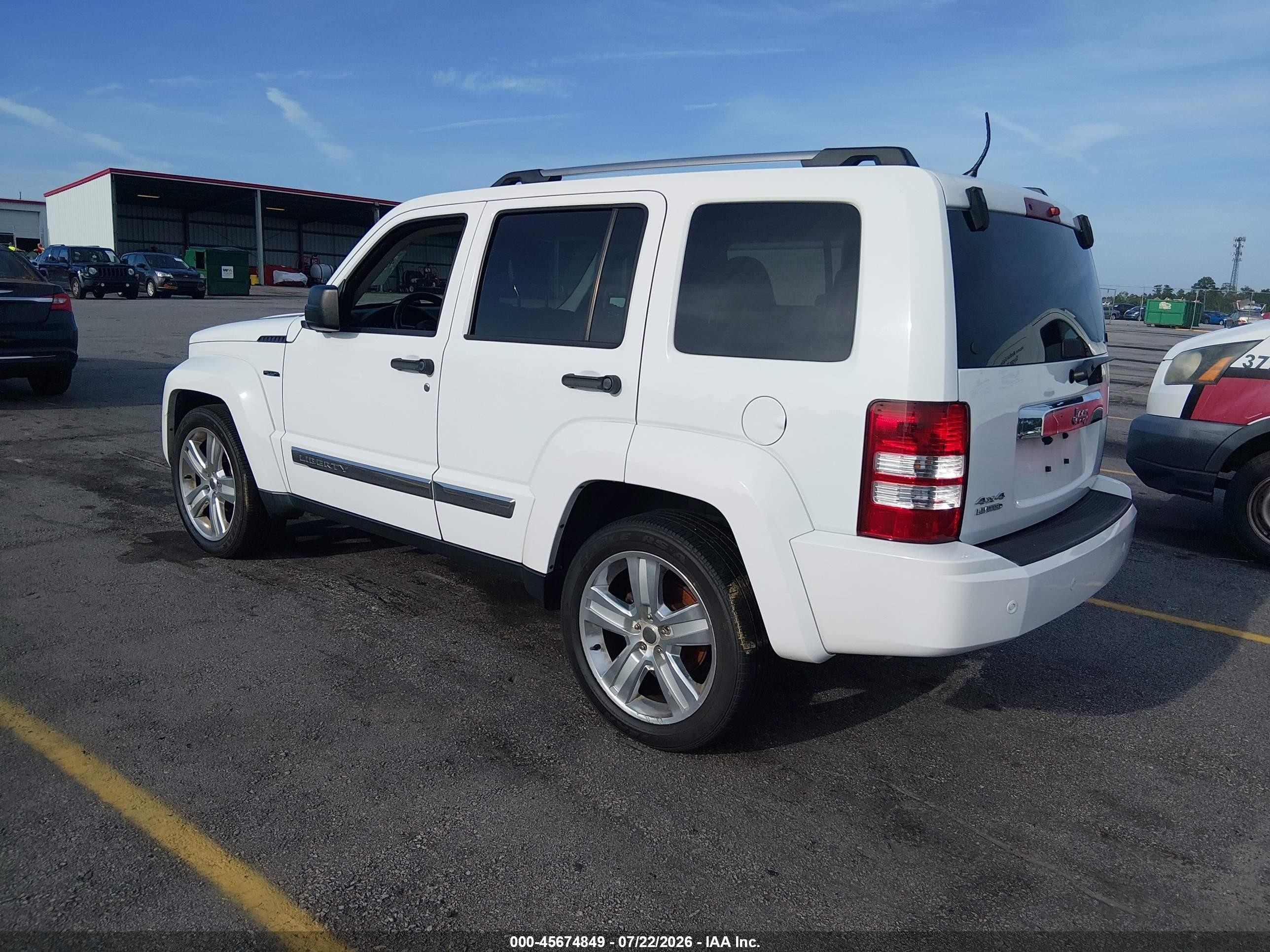 2012 Jeep Liberty Limited Jet Edition White vin: 1C4PJMFK8CW214733