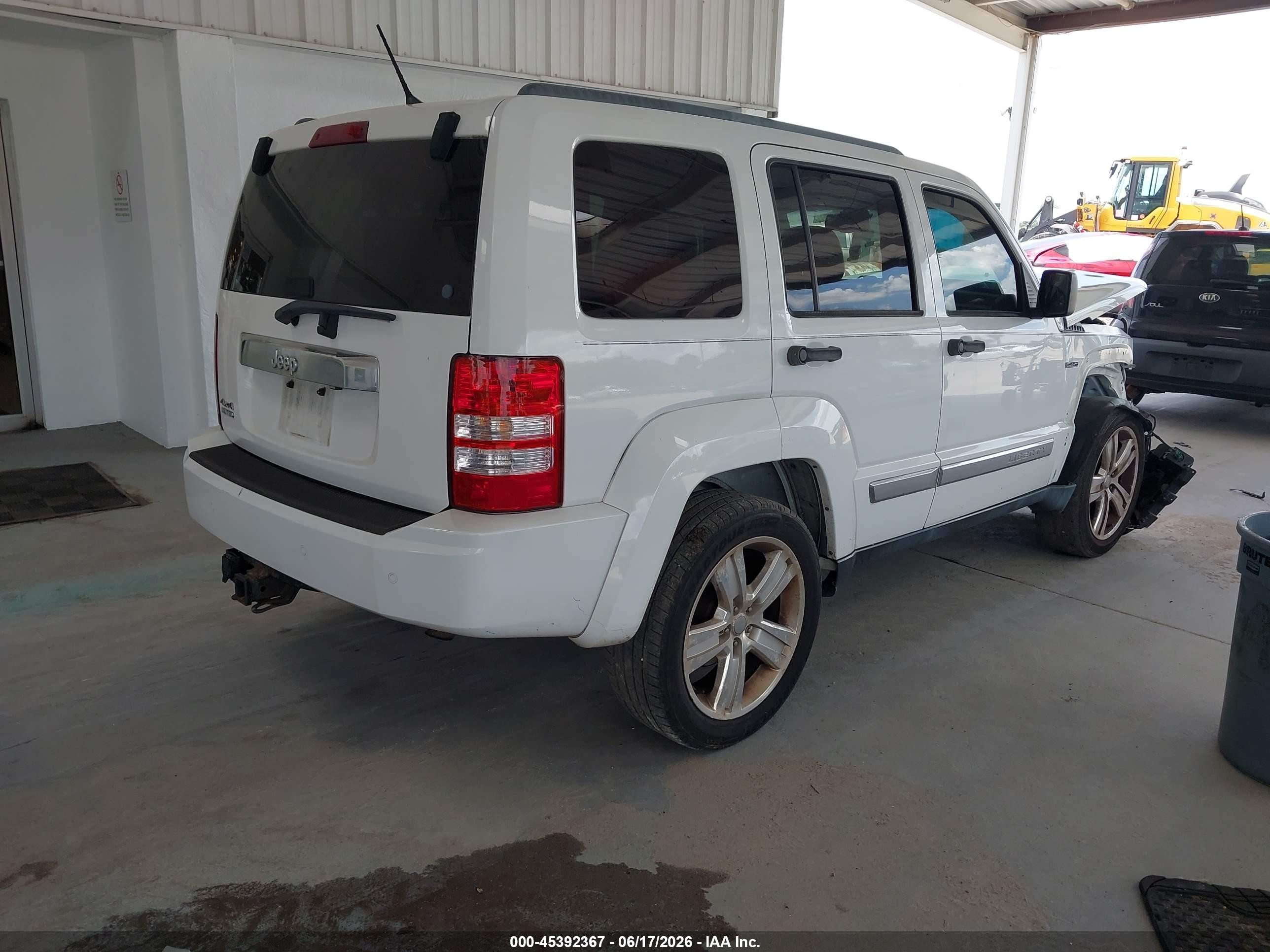 2012 Jeep Liberty Limited Jet Edition Белый vin: 1C4PJMFK9CW150184