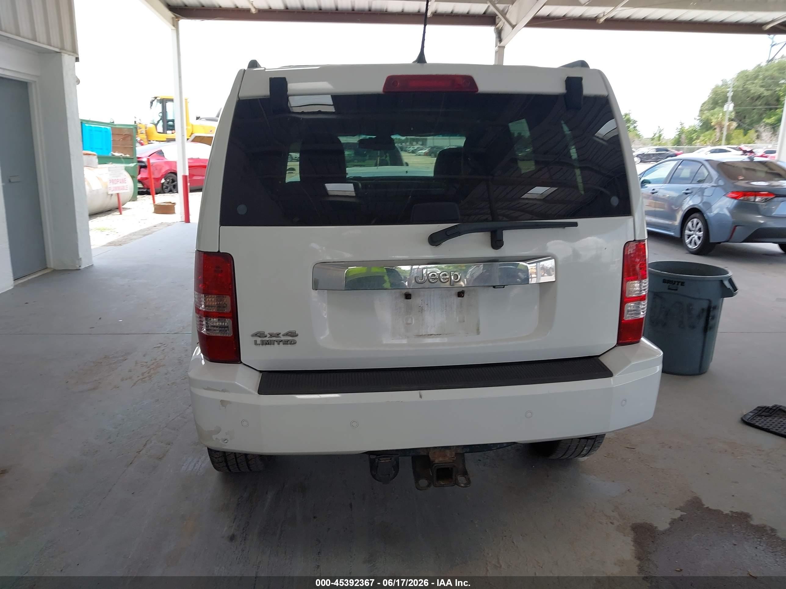 2012 Jeep Liberty Limited Jet Edition Белый vin: 1C4PJMFK9CW150184