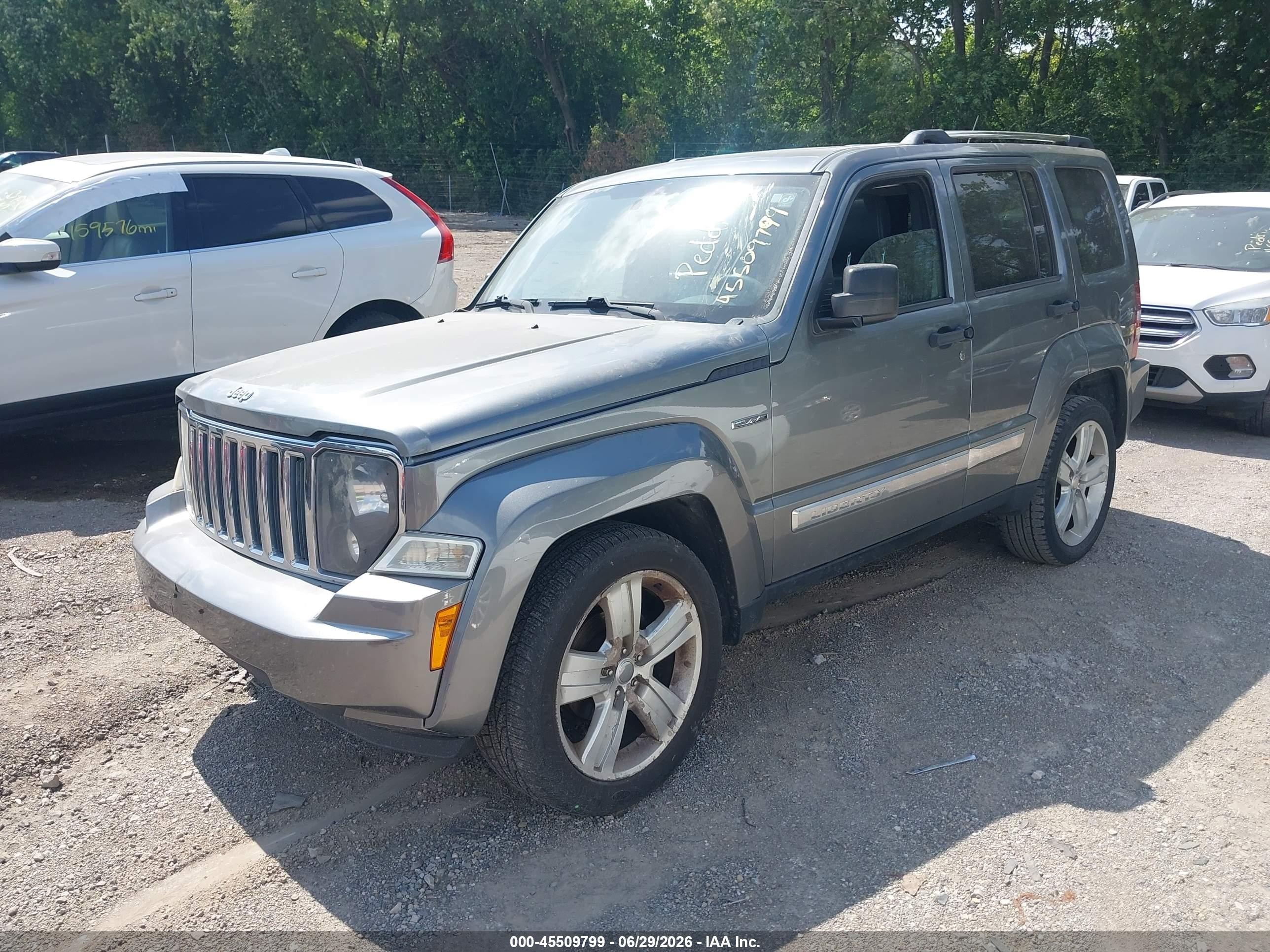 2012 Jeep Liberty Limited Jet Edition Gray vin: 1C4PJMFK9CW184836