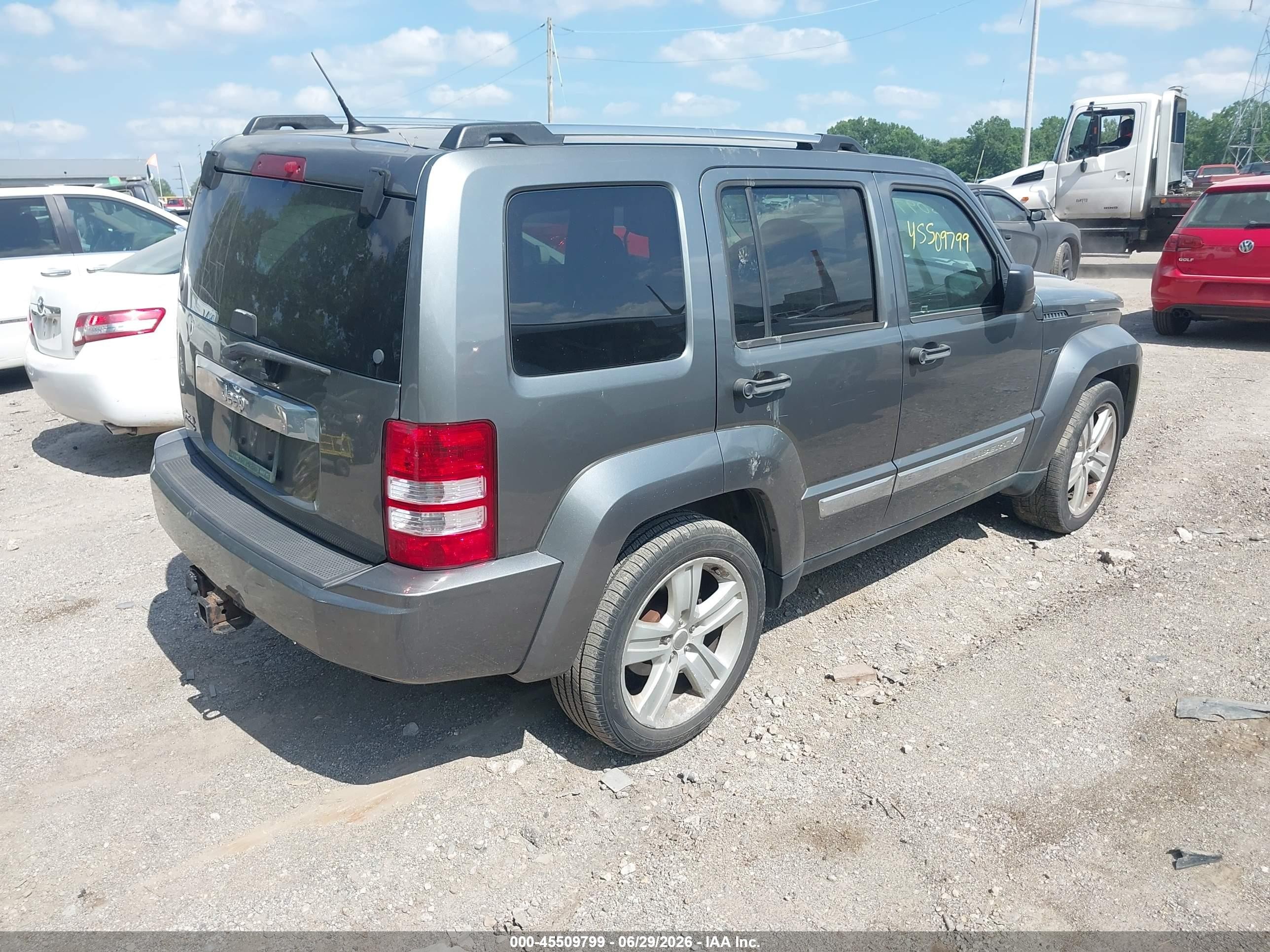 2012 Jeep Liberty Limited Jet Edition Gray vin: 1C4PJMFK9CW184836