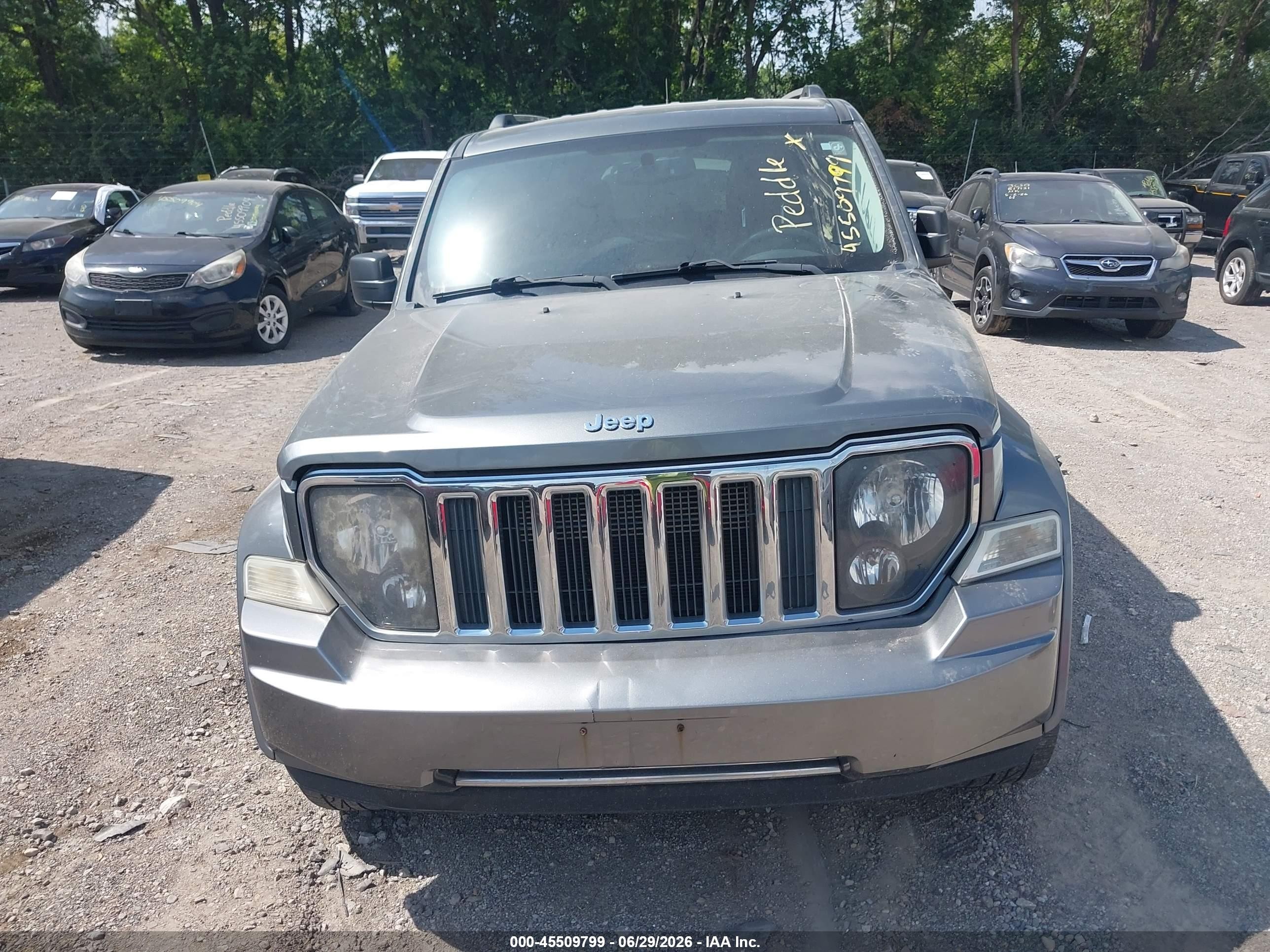 2012 Jeep Liberty Limited Jet Edition Gray vin: 1C4PJMFK9CW184836