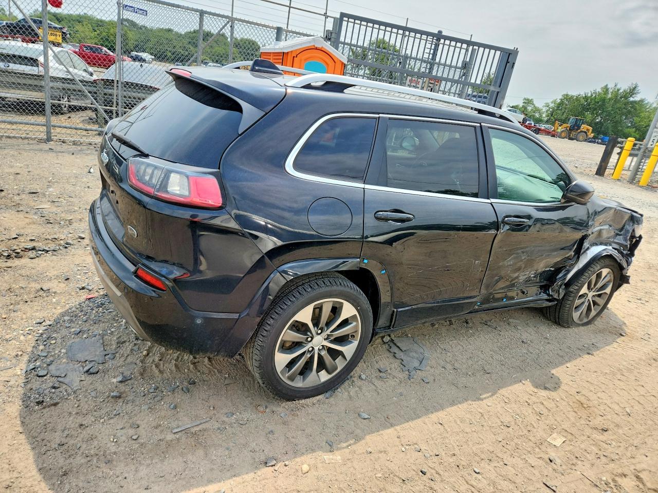 2019 Jeep Cherokee Overland Black vin: 1C4PJMJN9KD342412