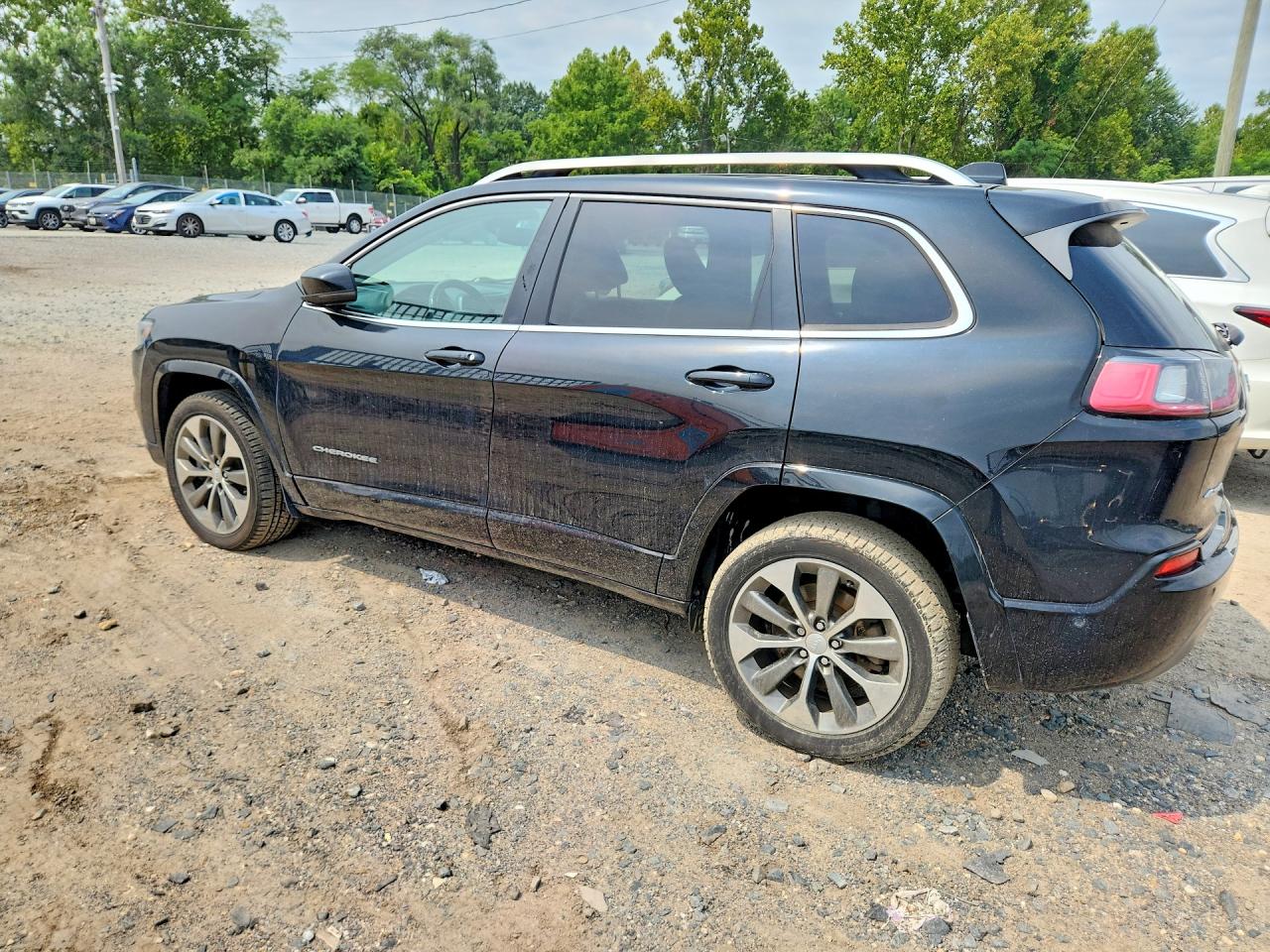 2019 Jeep Cherokee Overland Black vin: 1C4PJMJN9KD342412