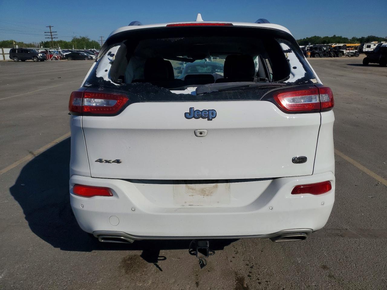2018 Jeep Cherokee Overland Белый vin: 1C4PJMJX4JD613280