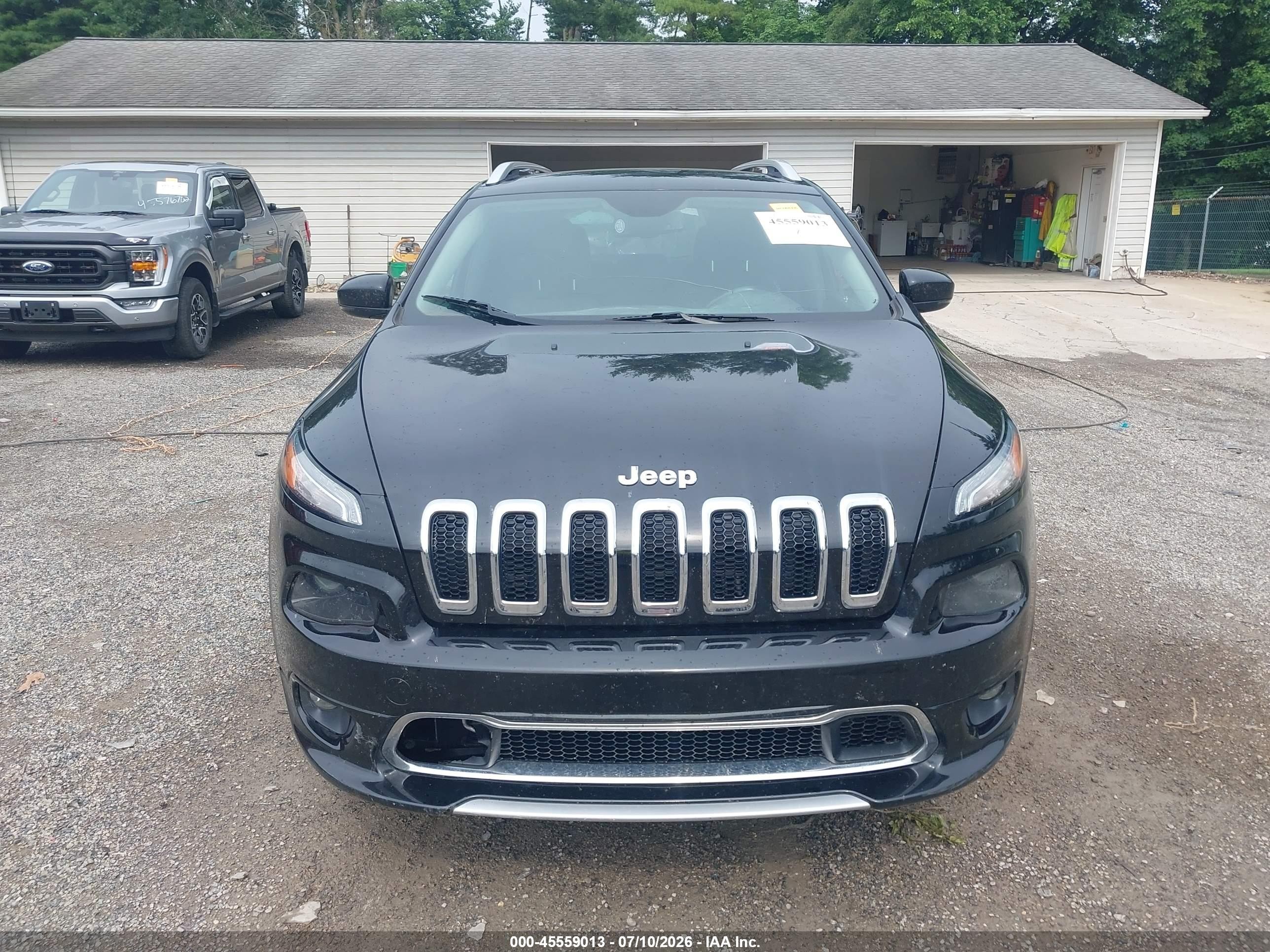 2018 Jeep Cherokee Overland 4x4 Черный vin: 1C4PJMJXXJD594394