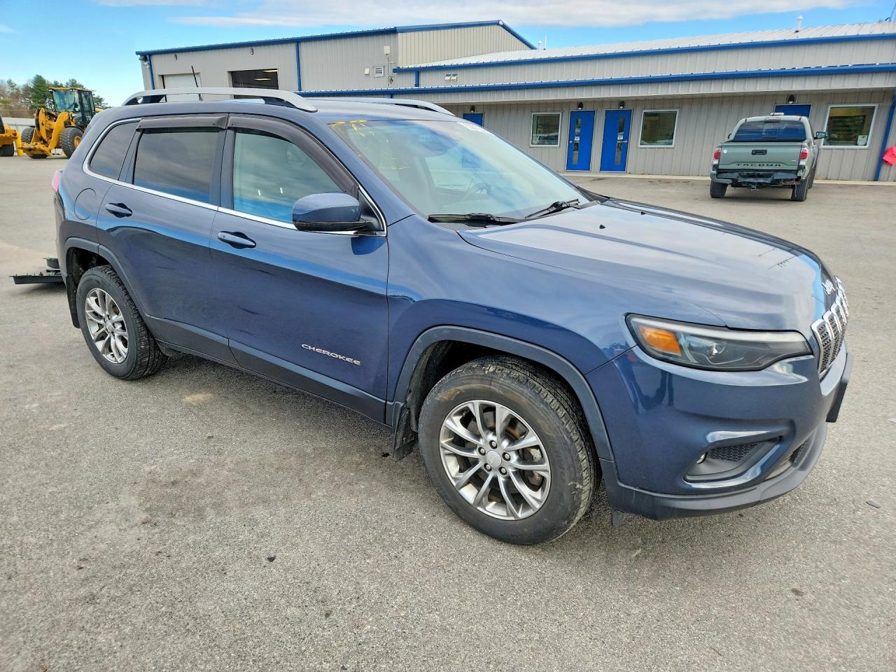 2021 Jeep Cherokee Latitude Plus Blue vin: 1C4PJMLB0MD110299