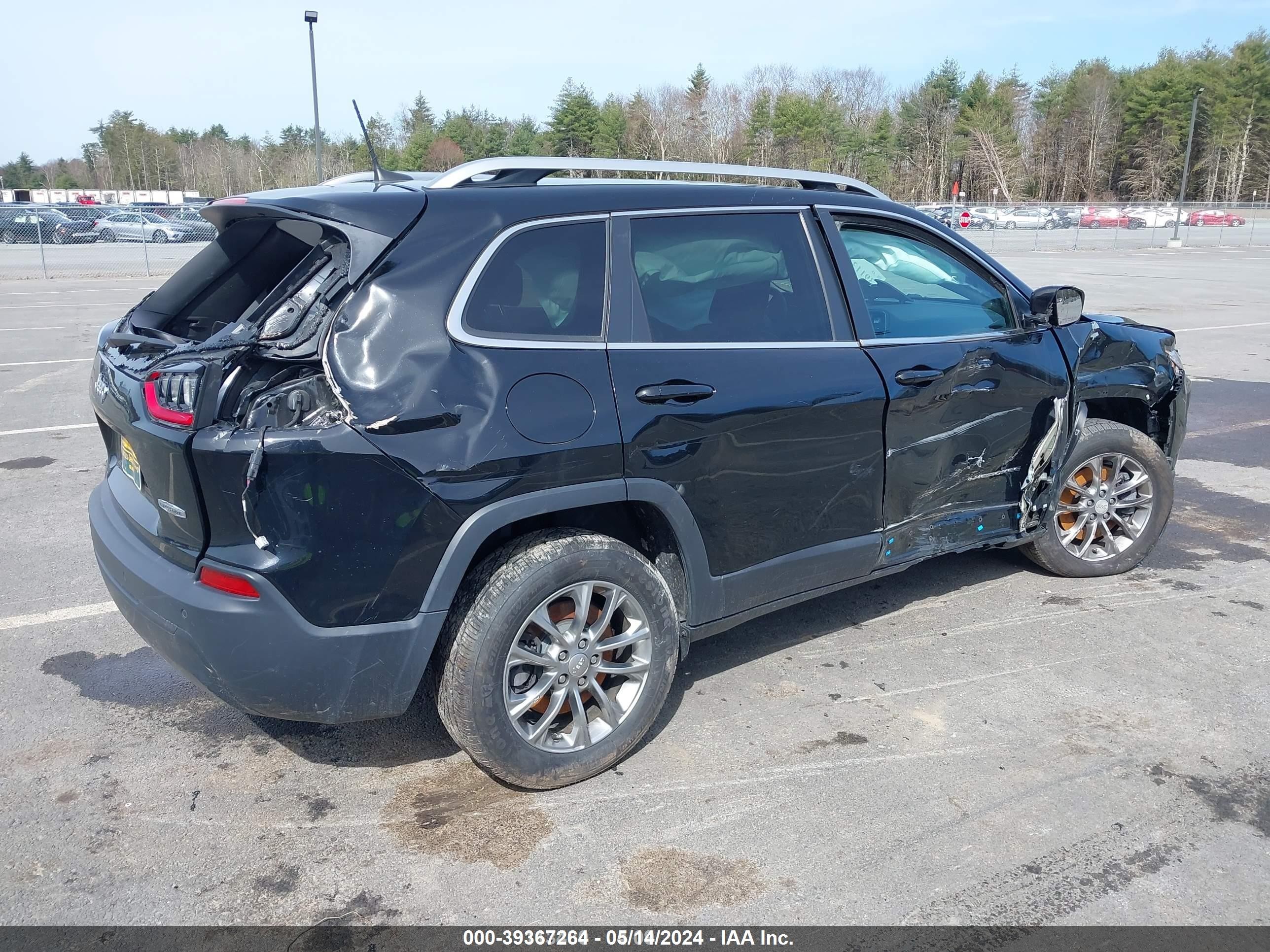 2019 Jeep Cherokee Latitude Plus 4x4 Black vin: 1C4PJMLB2KD355280