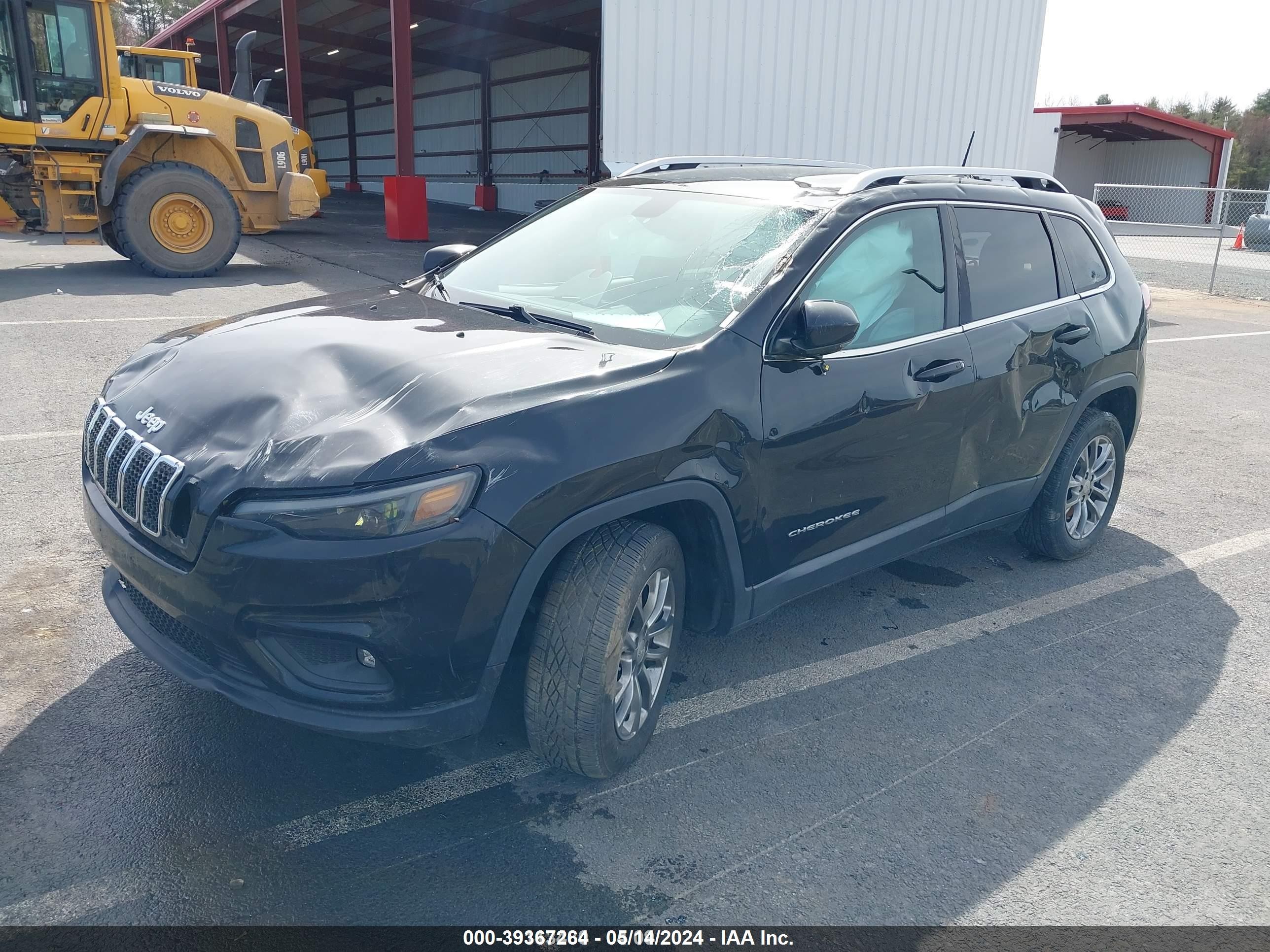 2019 Jeep Cherokee Latitude Plus 4x4 Black vin: 1C4PJMLB2KD355280