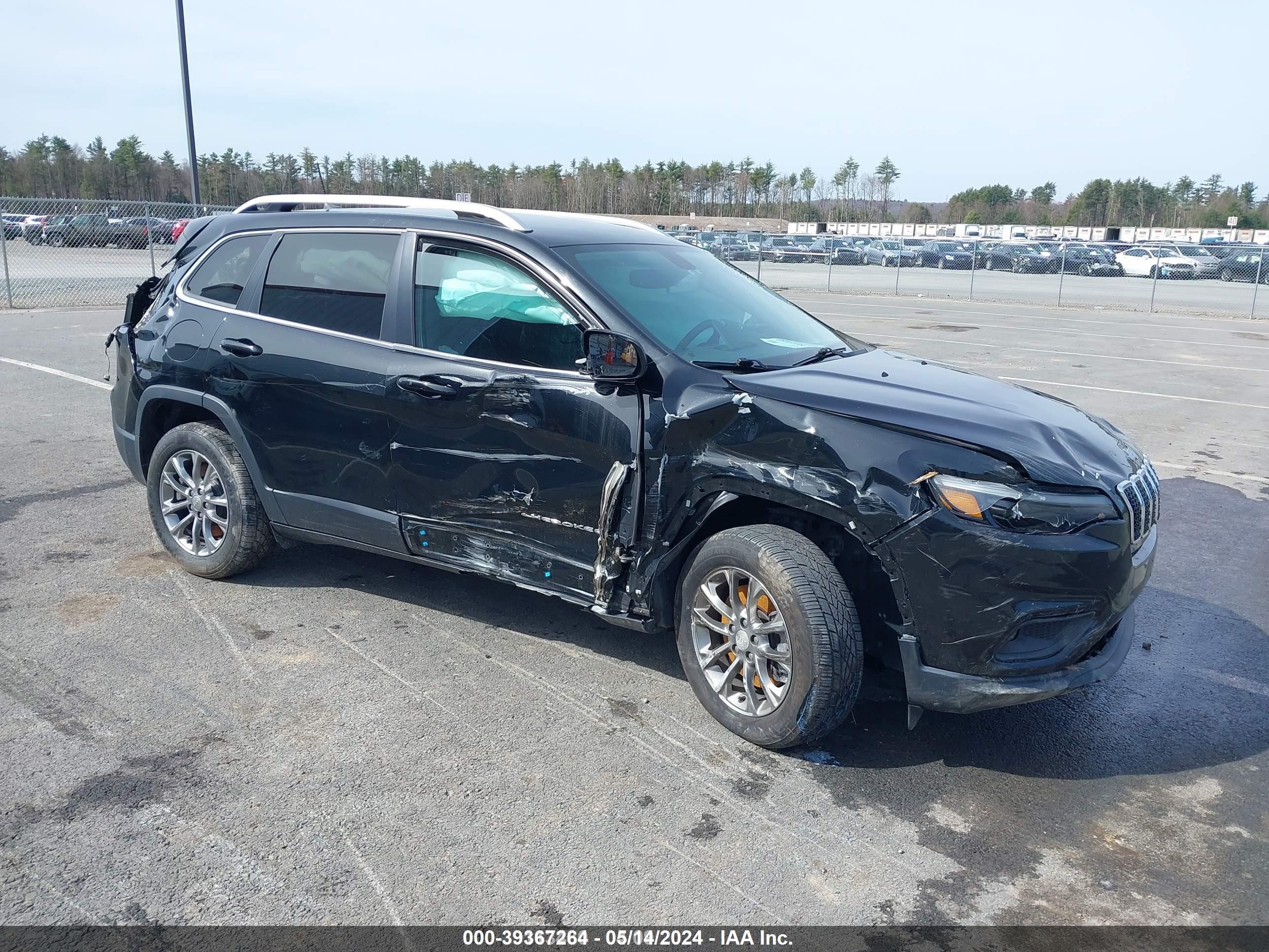 2019 Jeep Cherokee Latitude Plus 4x4 Black vin: 1C4PJMLB2KD355280