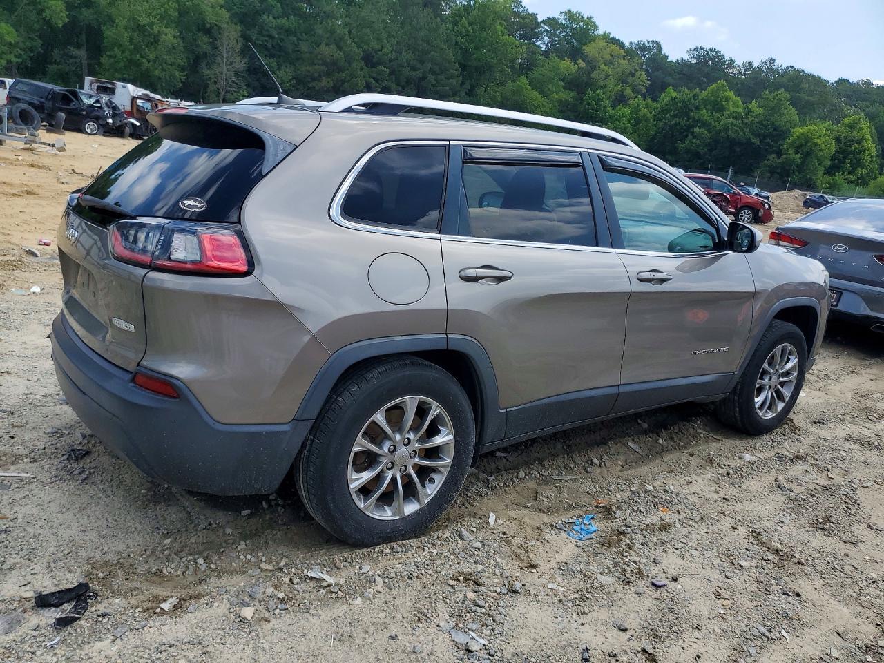 2019 Jeep Cherokee Latitude Plus Gray vin: 1C4PJMLB3KD192753