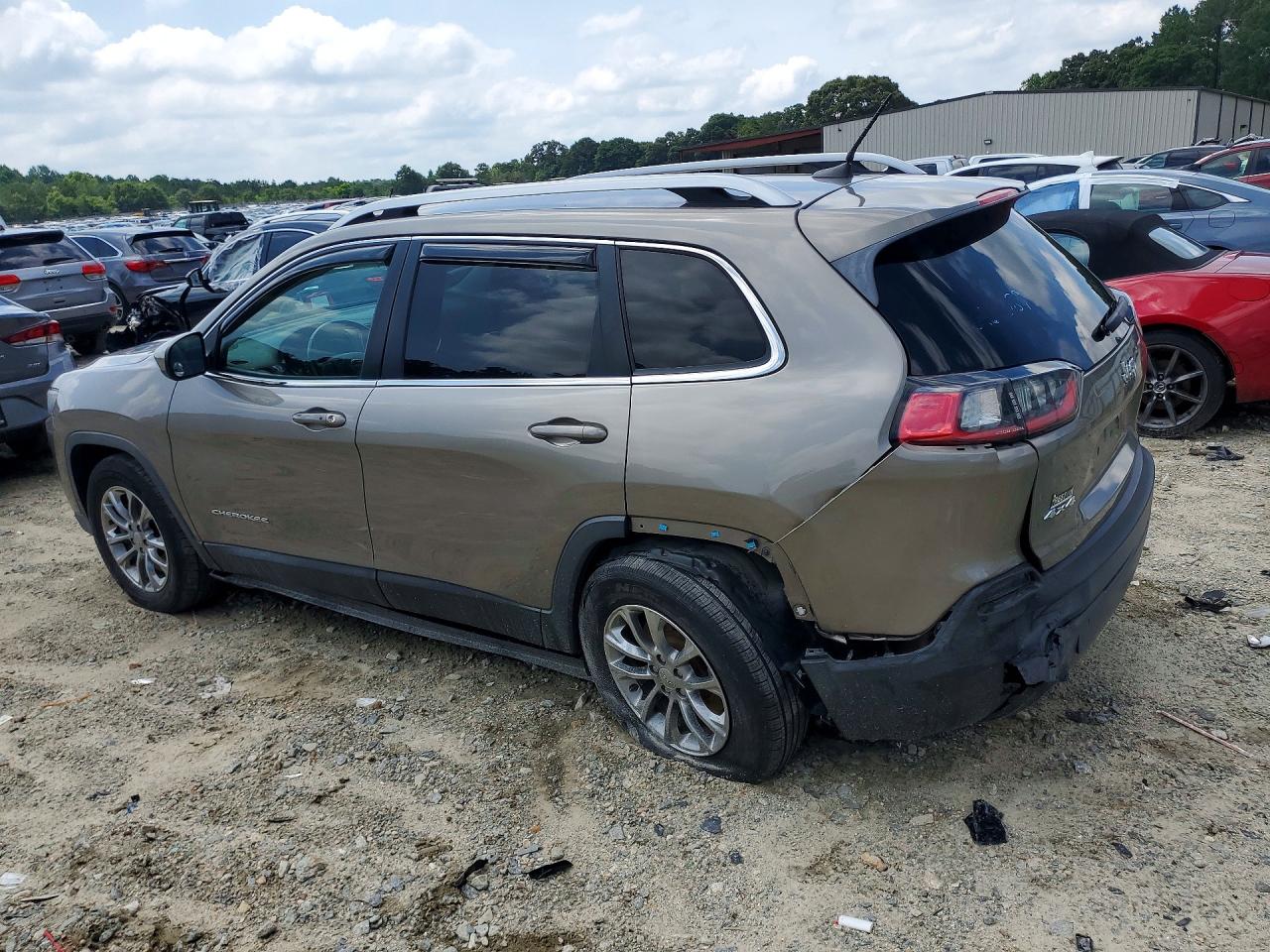 2019 Jeep Cherokee Latitude Plus Gray vin: 1C4PJMLB3KD192753