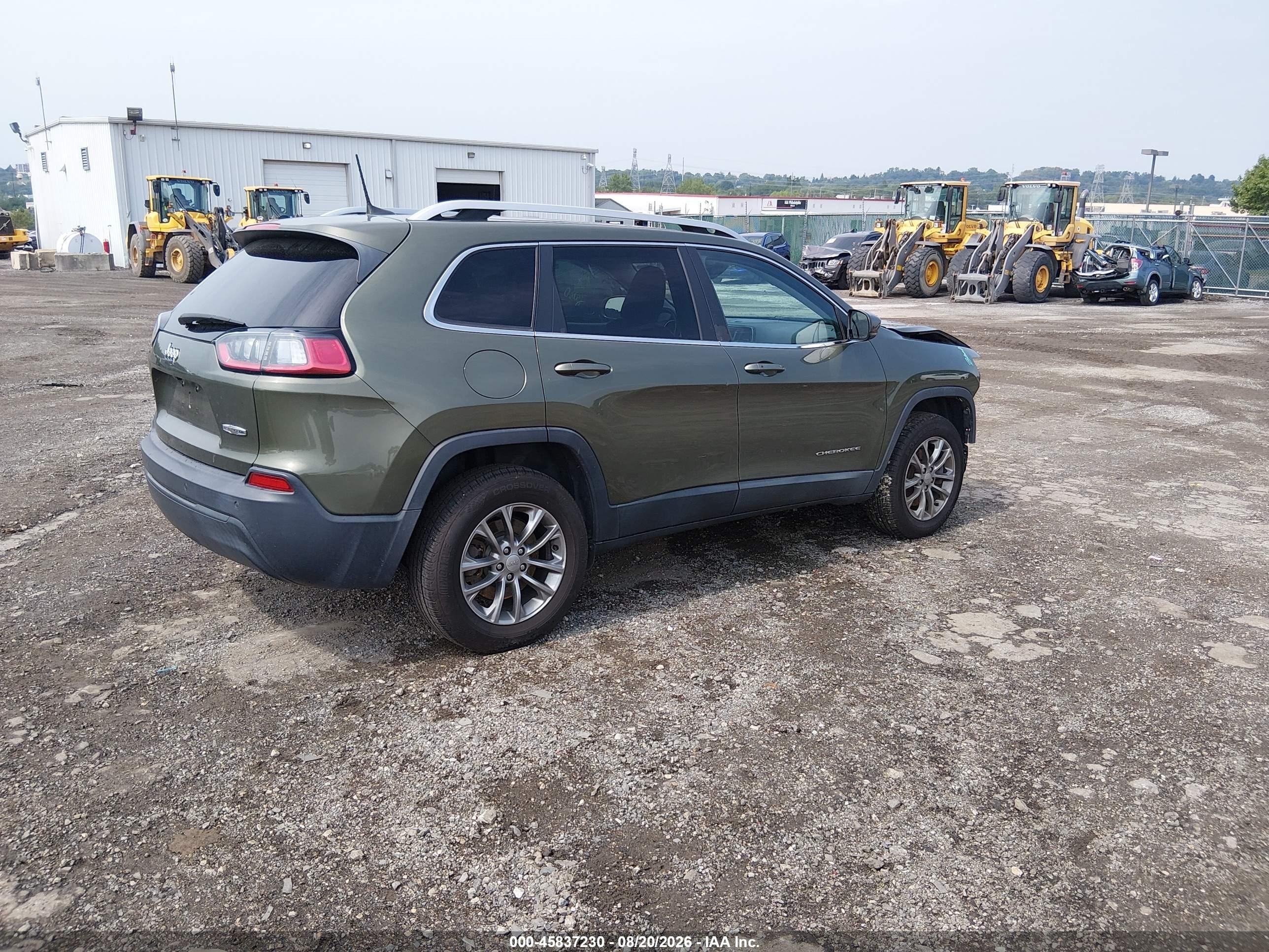 2020 Jeep Cherokee Latitude Plus 4x4 Green vin: 1C4PJMLB3LD556963