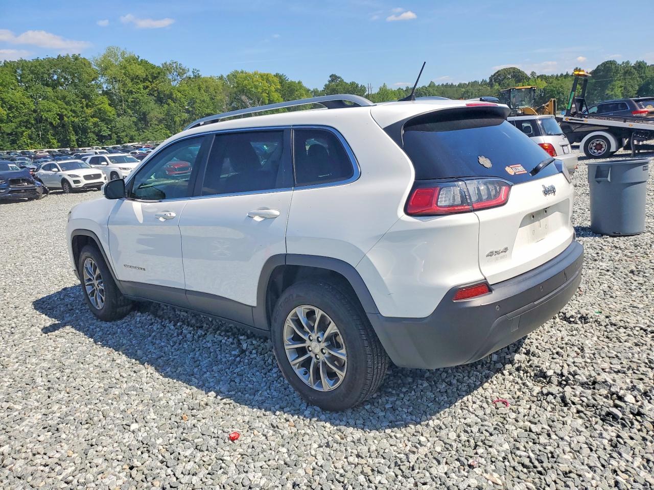 2021 Jeep Cherokee Latitude Plus Белый vin: 1C4PJMLB3MD118736
