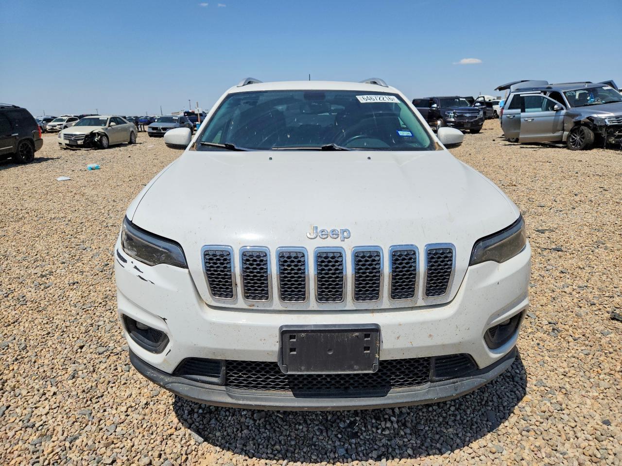 2020 Jeep Cherokee Latitude Plus Белый vin: 1C4PJMLB7LD518491
