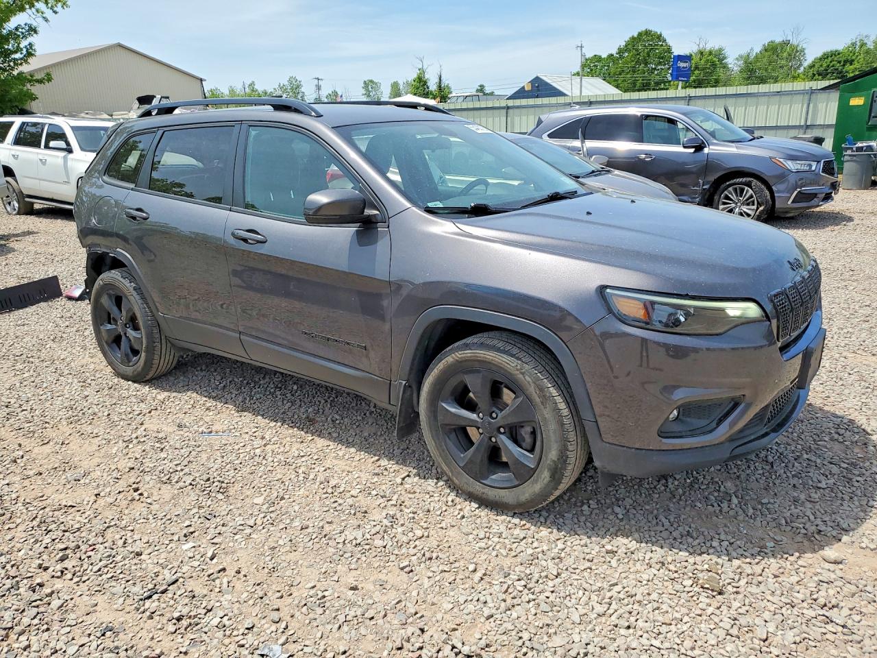 2020 Jeep Cherokee Latitude Plus Gray vin: 1C4PJMLB8LD603789