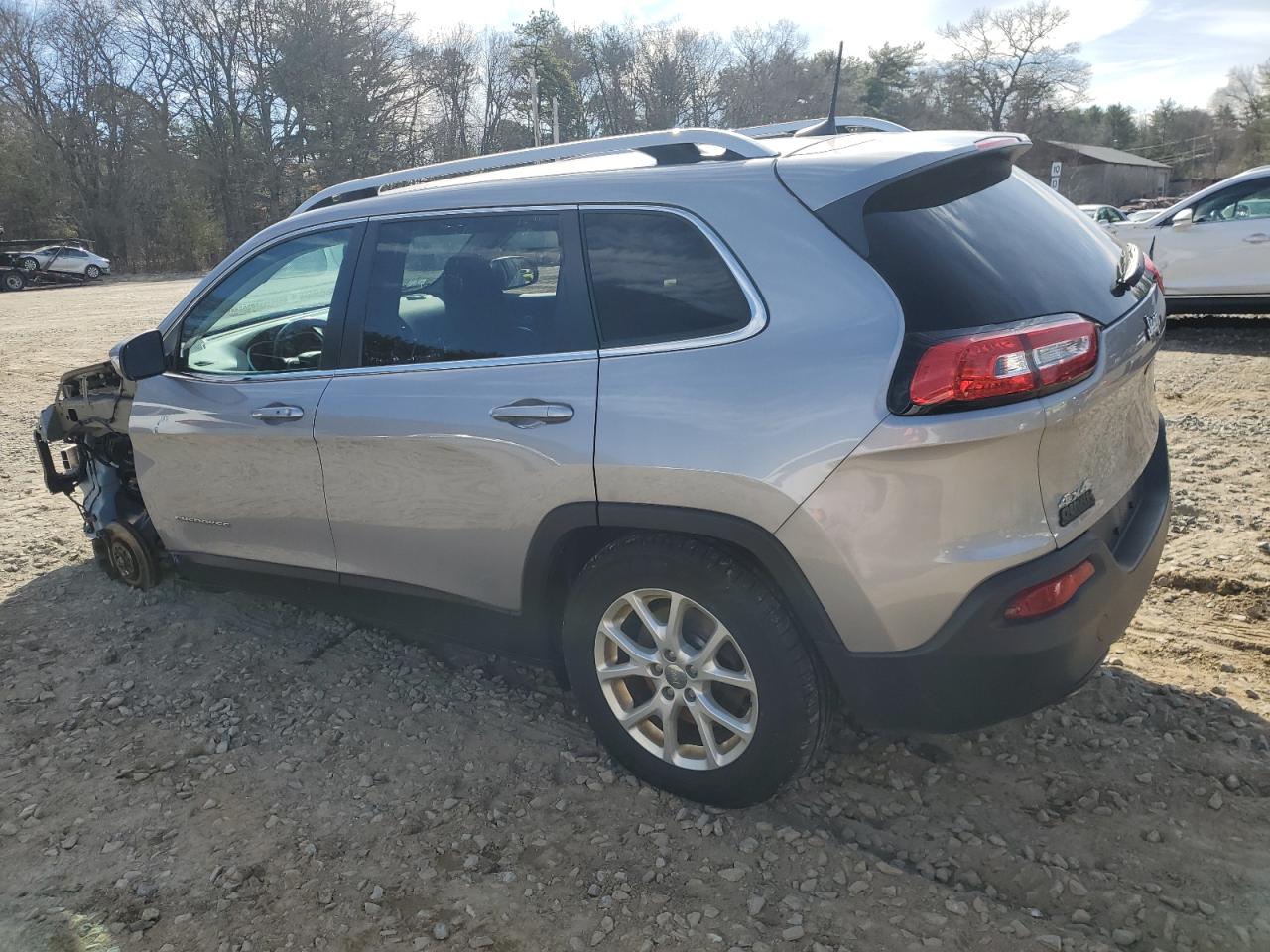 2018 Jeep Cherokee Latitude Plus Серый vin: 1C4PJMLB9JD513645
