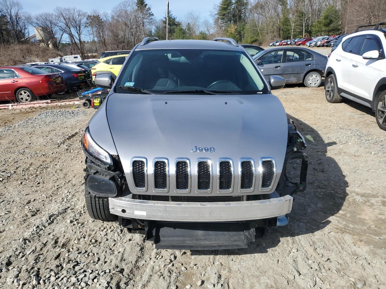 2018 Jeep Cherokee Latitude Plus Серый vin: 1C4PJMLB9JD513645