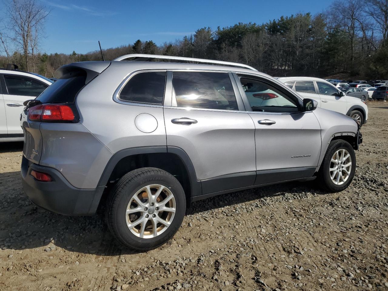 2018 Jeep Cherokee Latitude Plus Серый vin: 1C4PJMLB9JD513645