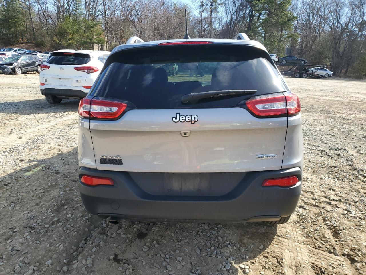 2018 Jeep Cherokee Latitude Plus Серый vin: 1C4PJMLB9JD513645