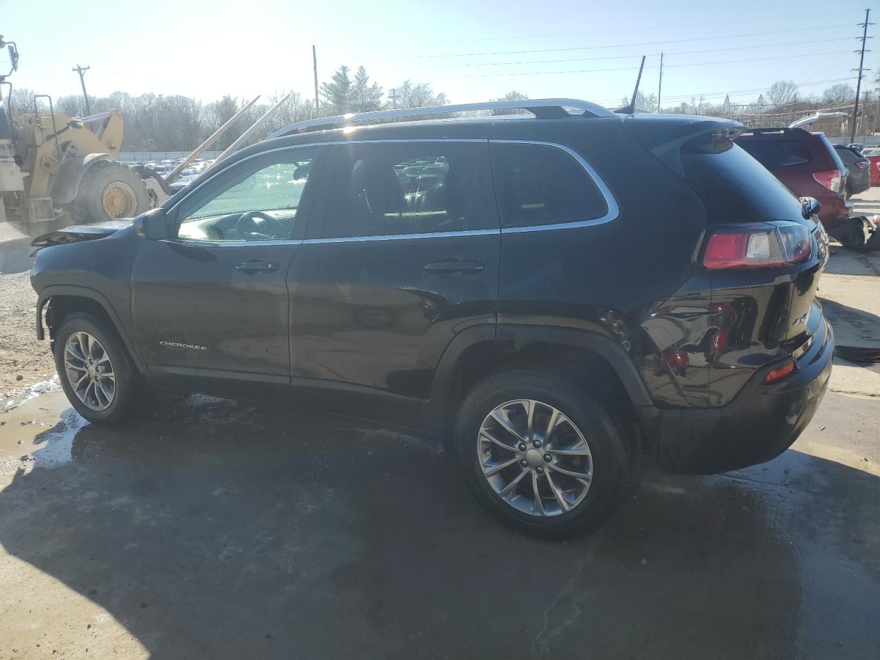 2019 Jeep Cherokee Latitude Plus   Black vin: 1C4PJMLB9KD393752