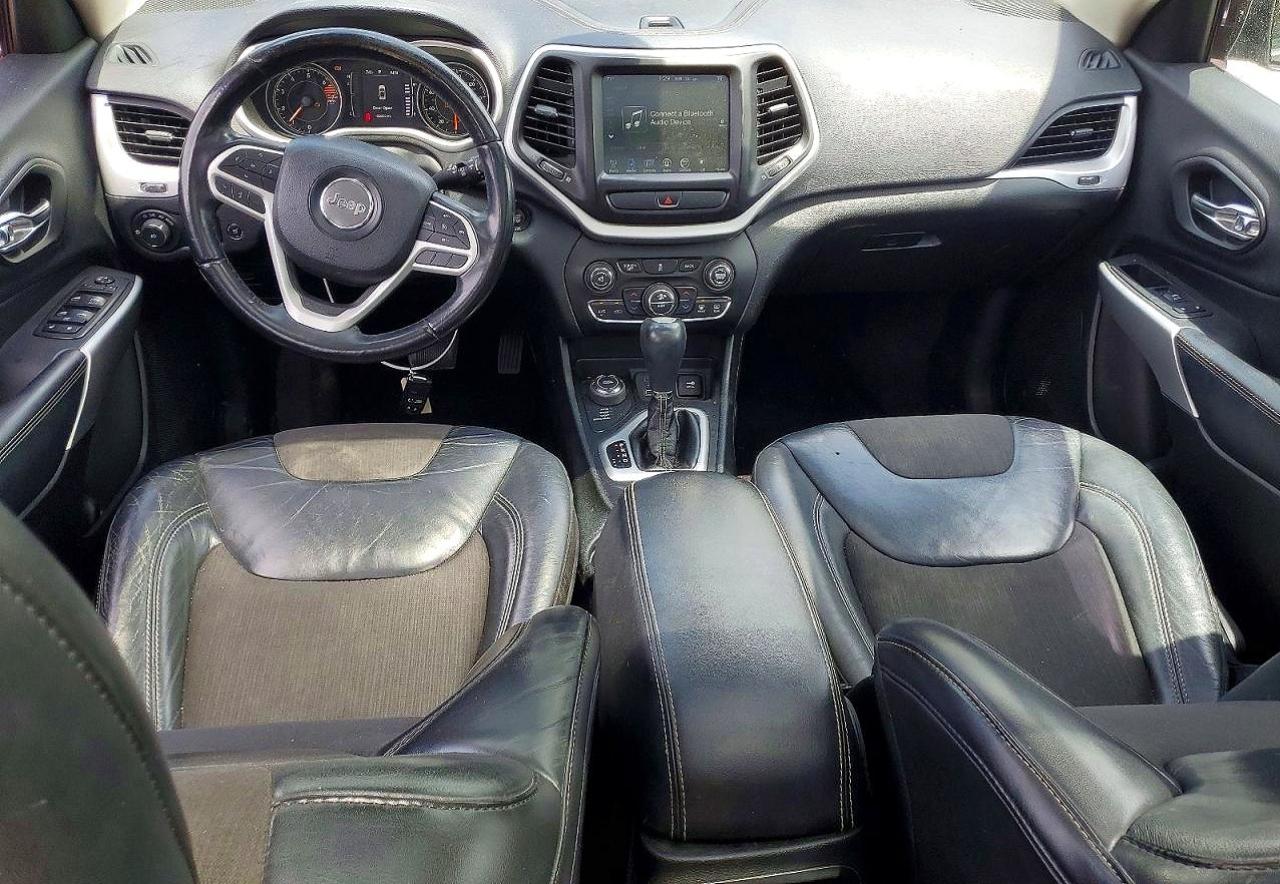 2018 Jeep Cherokee Latitude Plus Black vin: 1C4PJMLBXJD541227