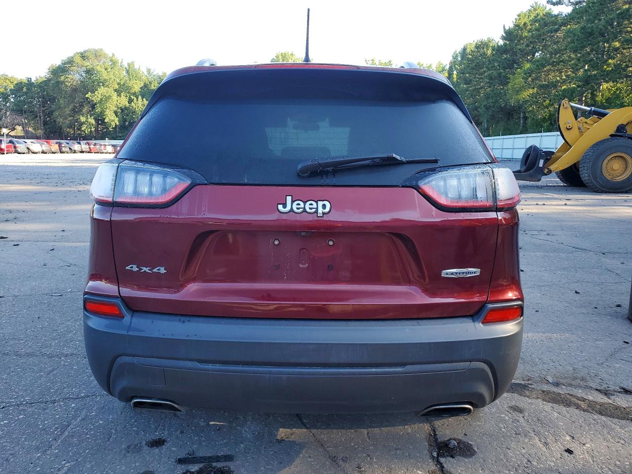 2019 Jeep Cherokee Latitude Plus Red vin: 1C4PJMLN2KD224490